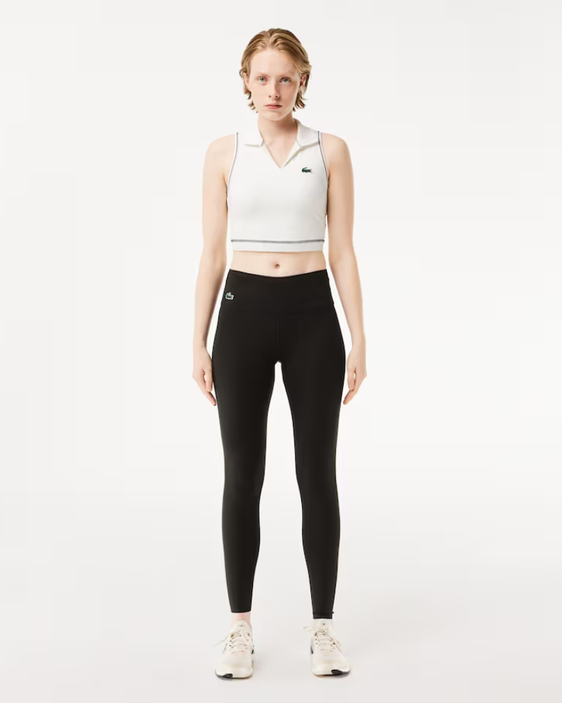 Lacoste Dame Mini Pocket Printed Sport Leggings