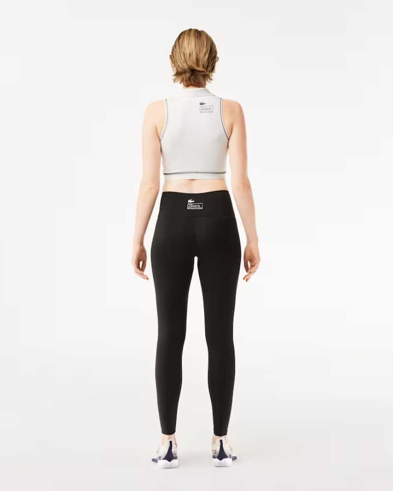 Lacoste Dame Mini Pocket Printed Sport Leggings