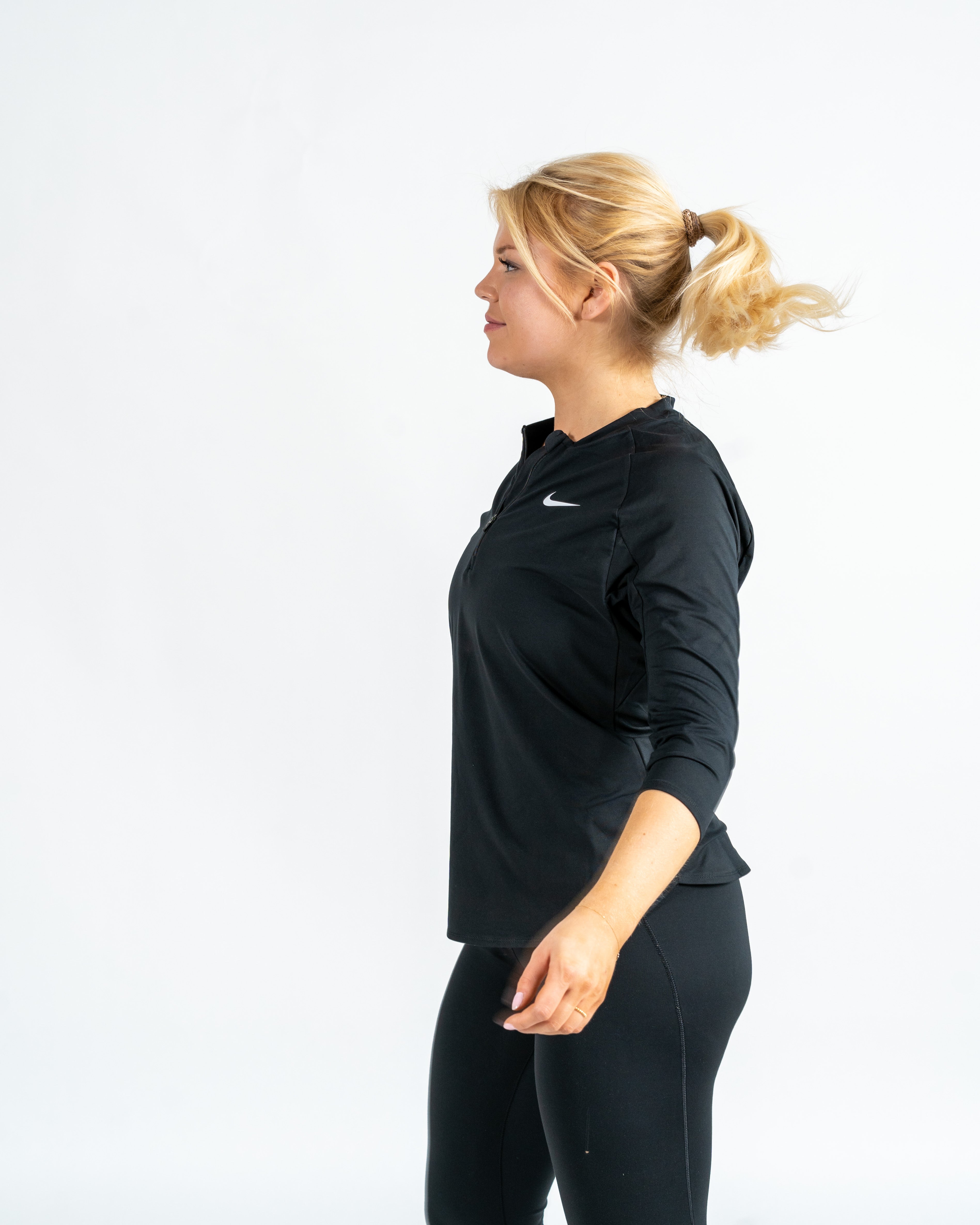 Nike Kvinde NKCT Dry Pure 3/4 Ærmet