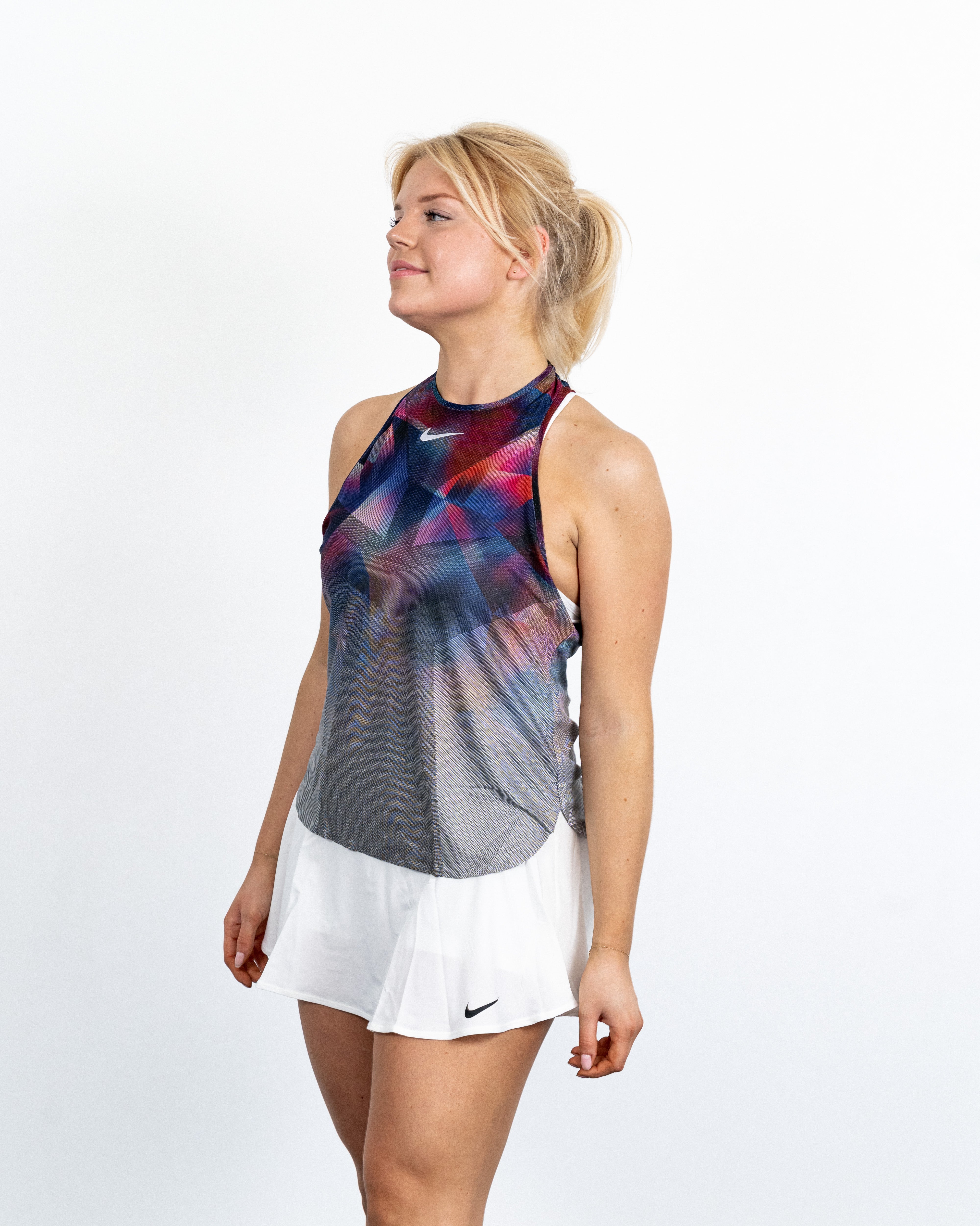 Lilla Nike Kvinde Court Dry Slam Tank Tennis Top