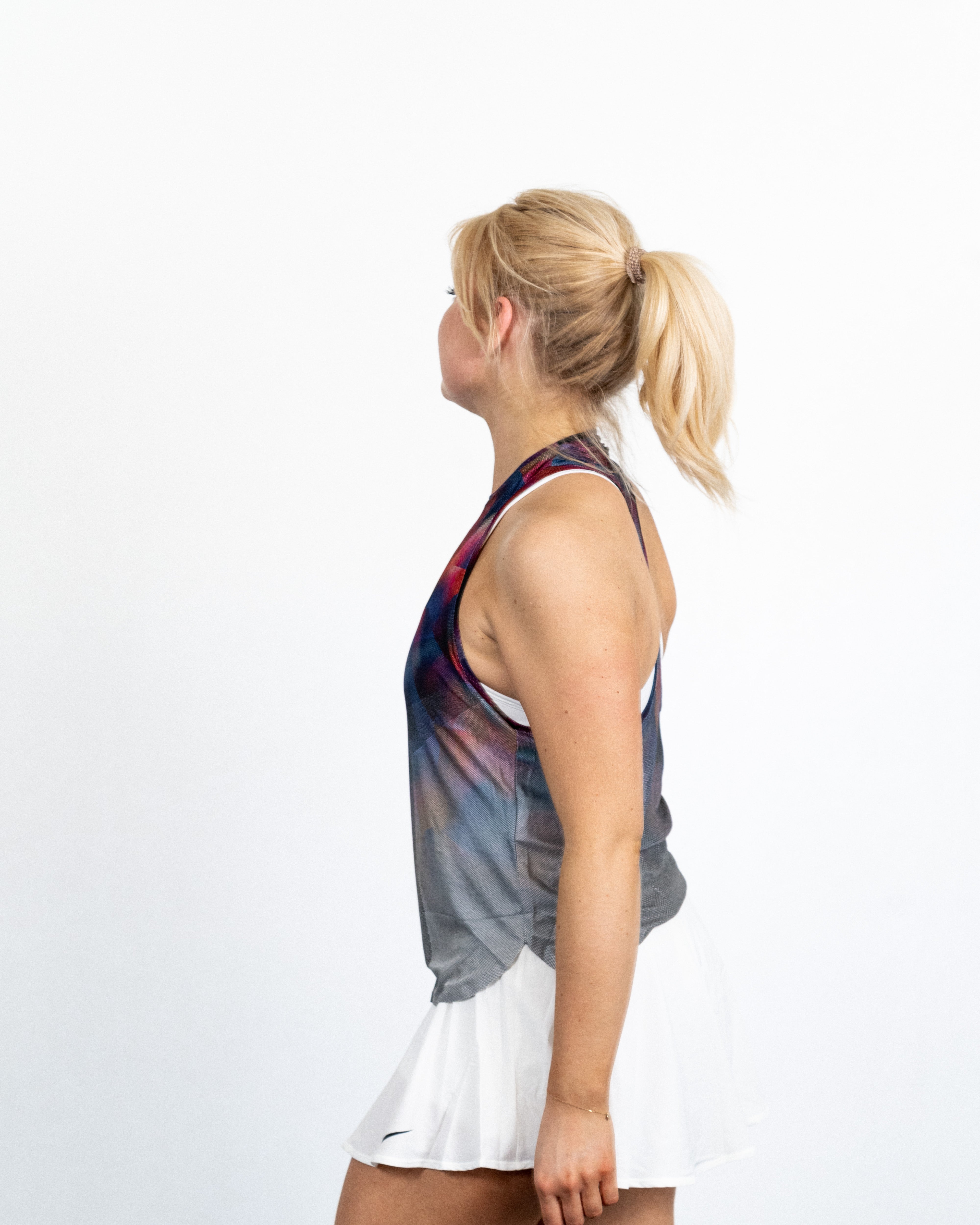 Lilla Nike Kvinde Court Dry Slam Tank Tennis Top