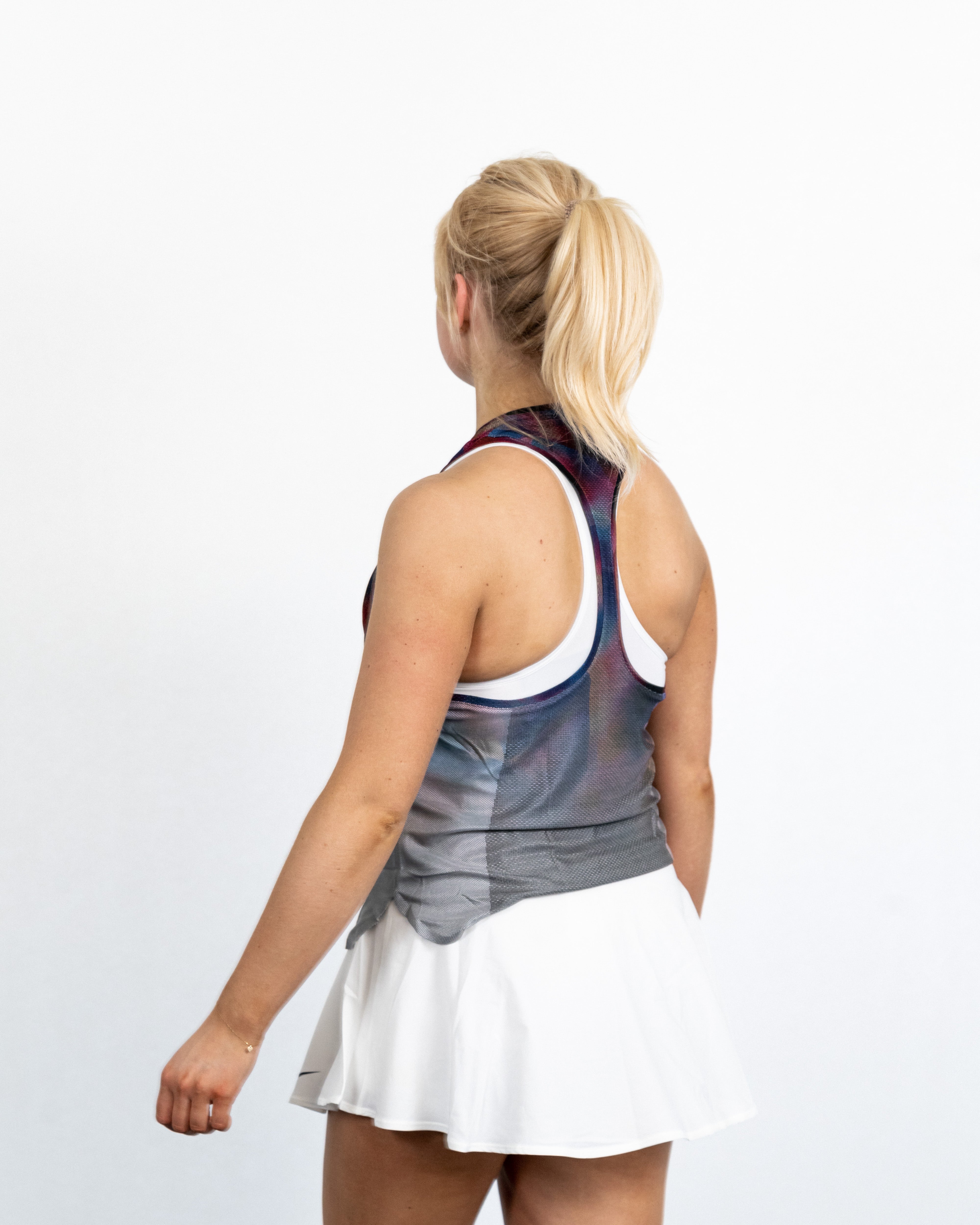 Lilla Nike Kvinde Court Dry Slam Tank Tennis Top
