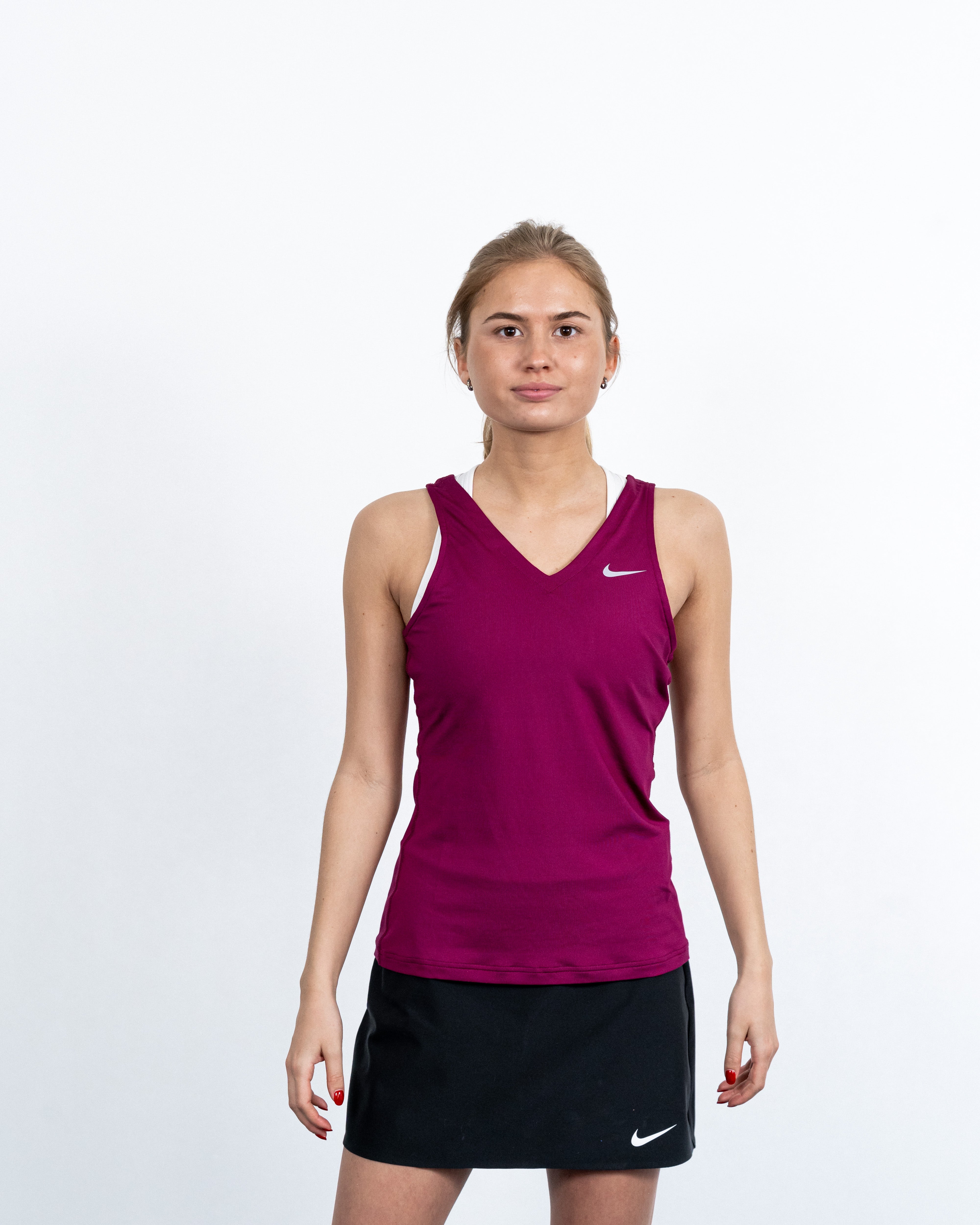 Nike Kvinde Dry Fit Top Lilla