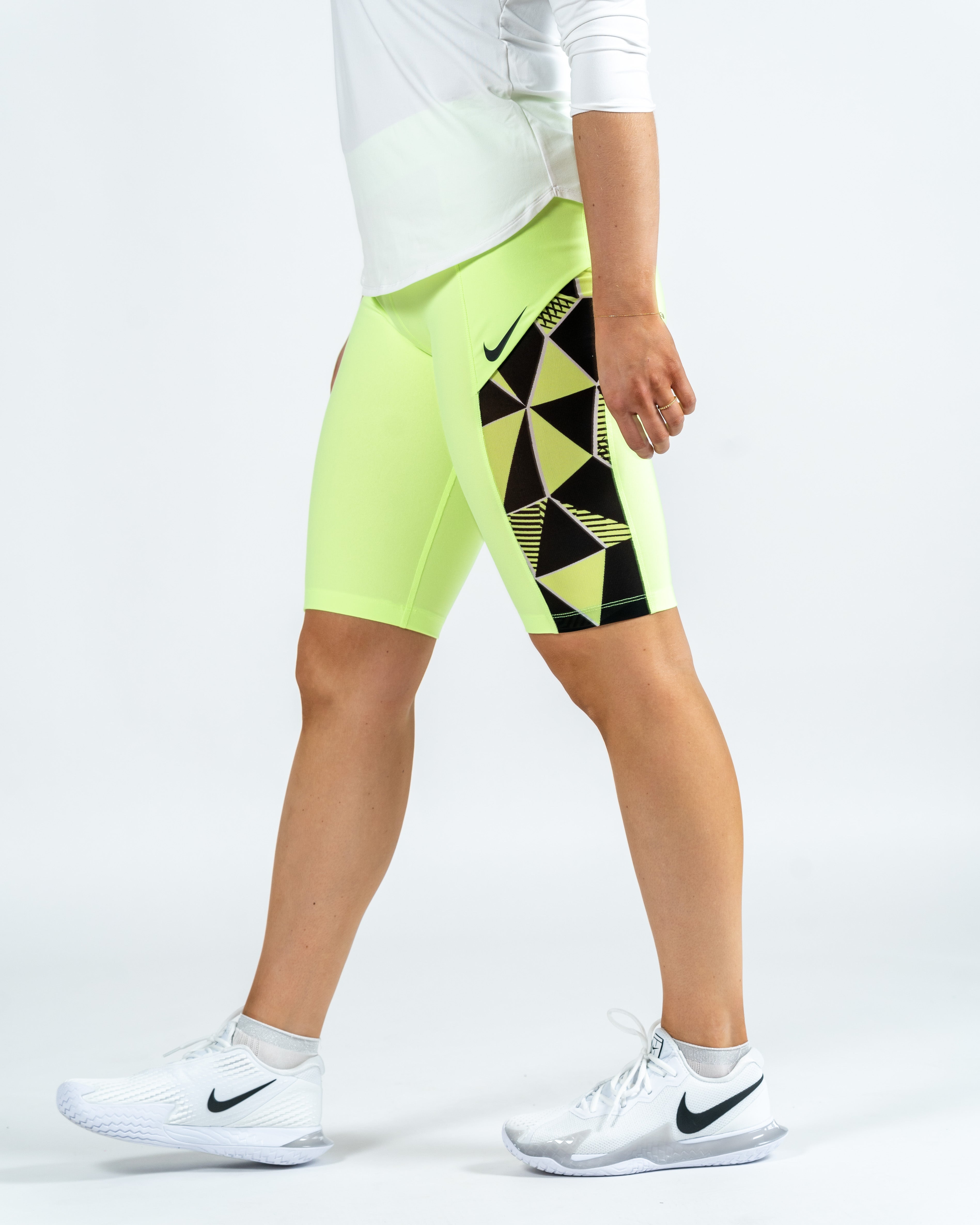 Nike Kvinde Capri Tights Grøn/Neon