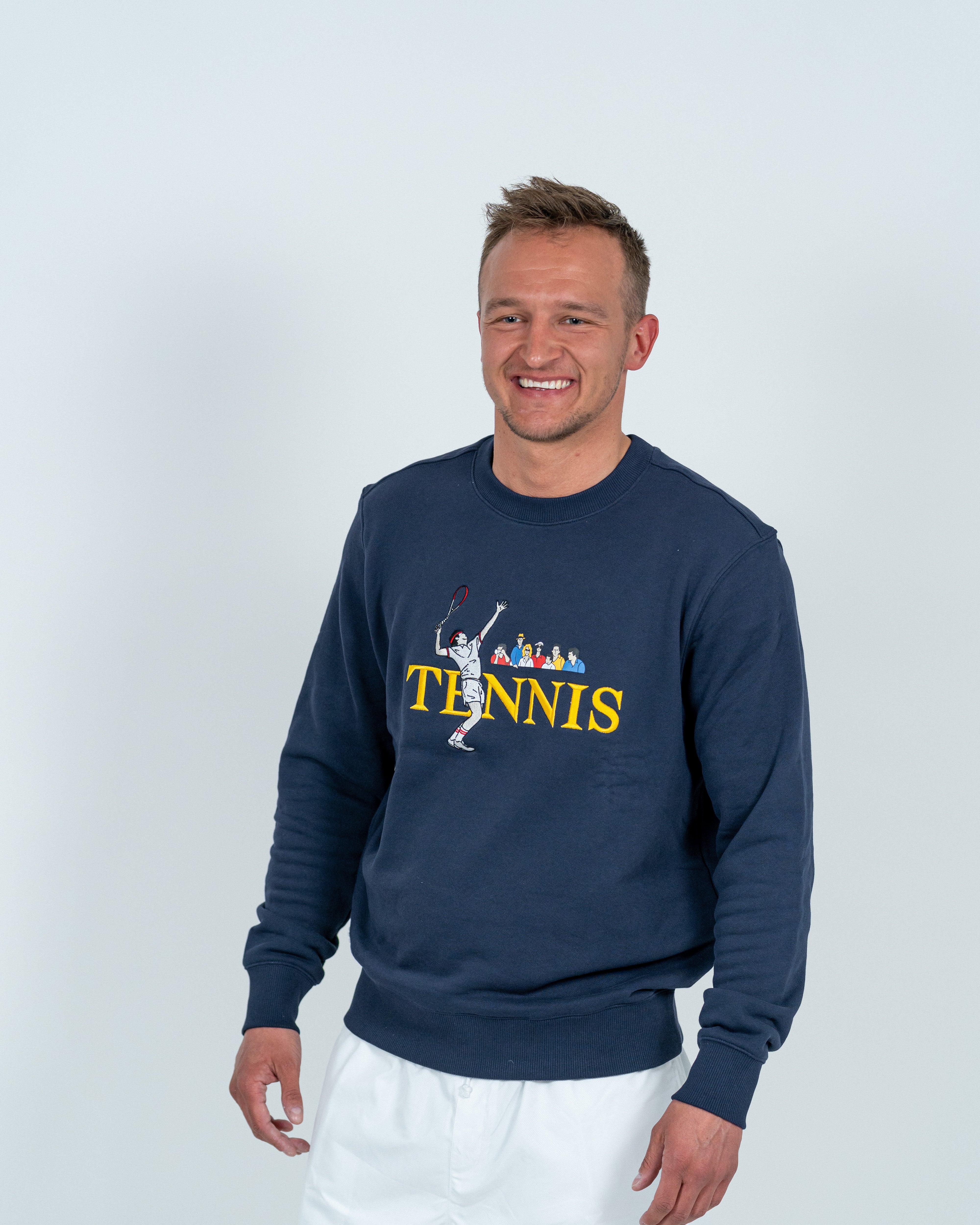Lacoste Sweatshirt "Tennis" Marineblå