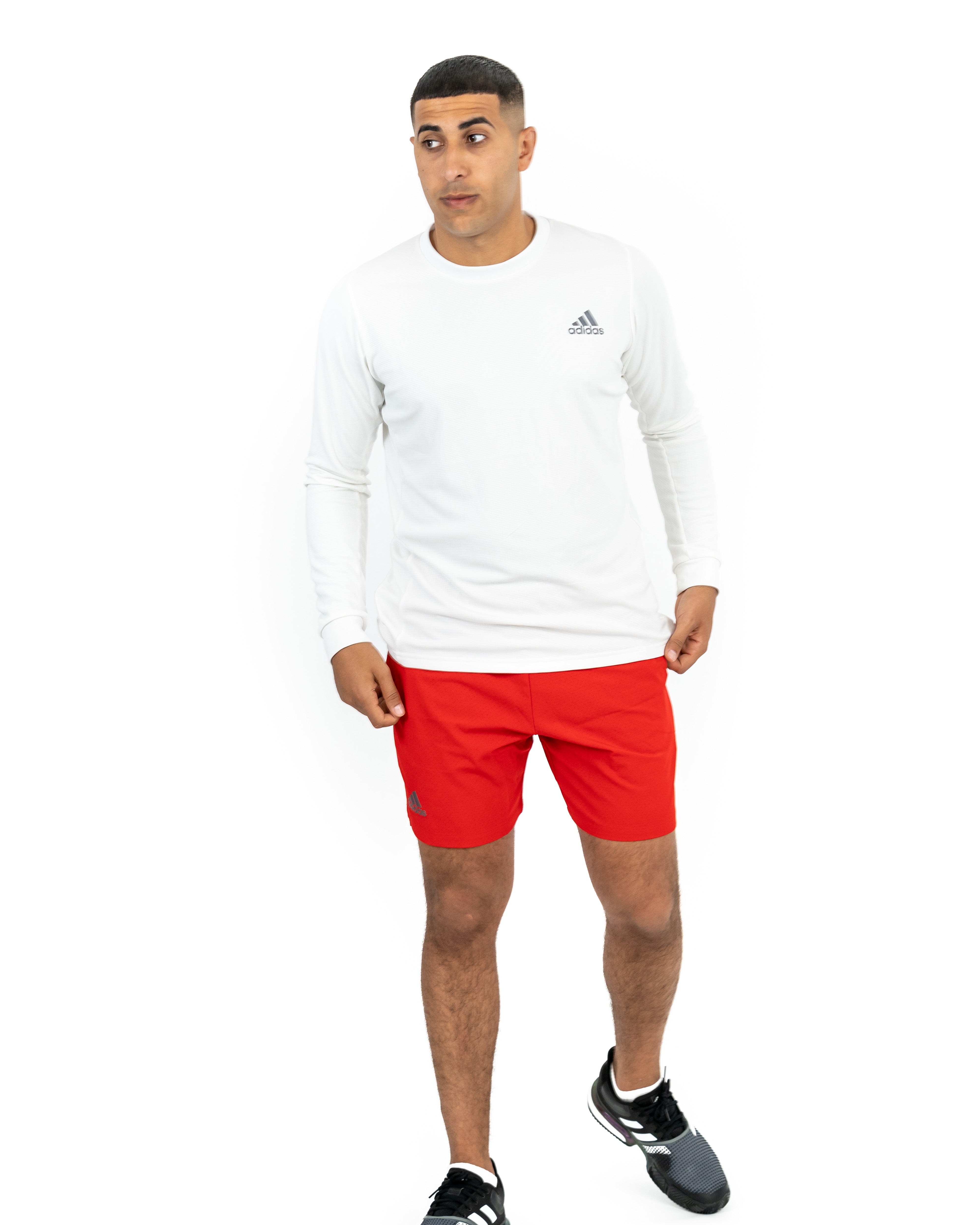 Adidas Barricade Herre Shorts Rød