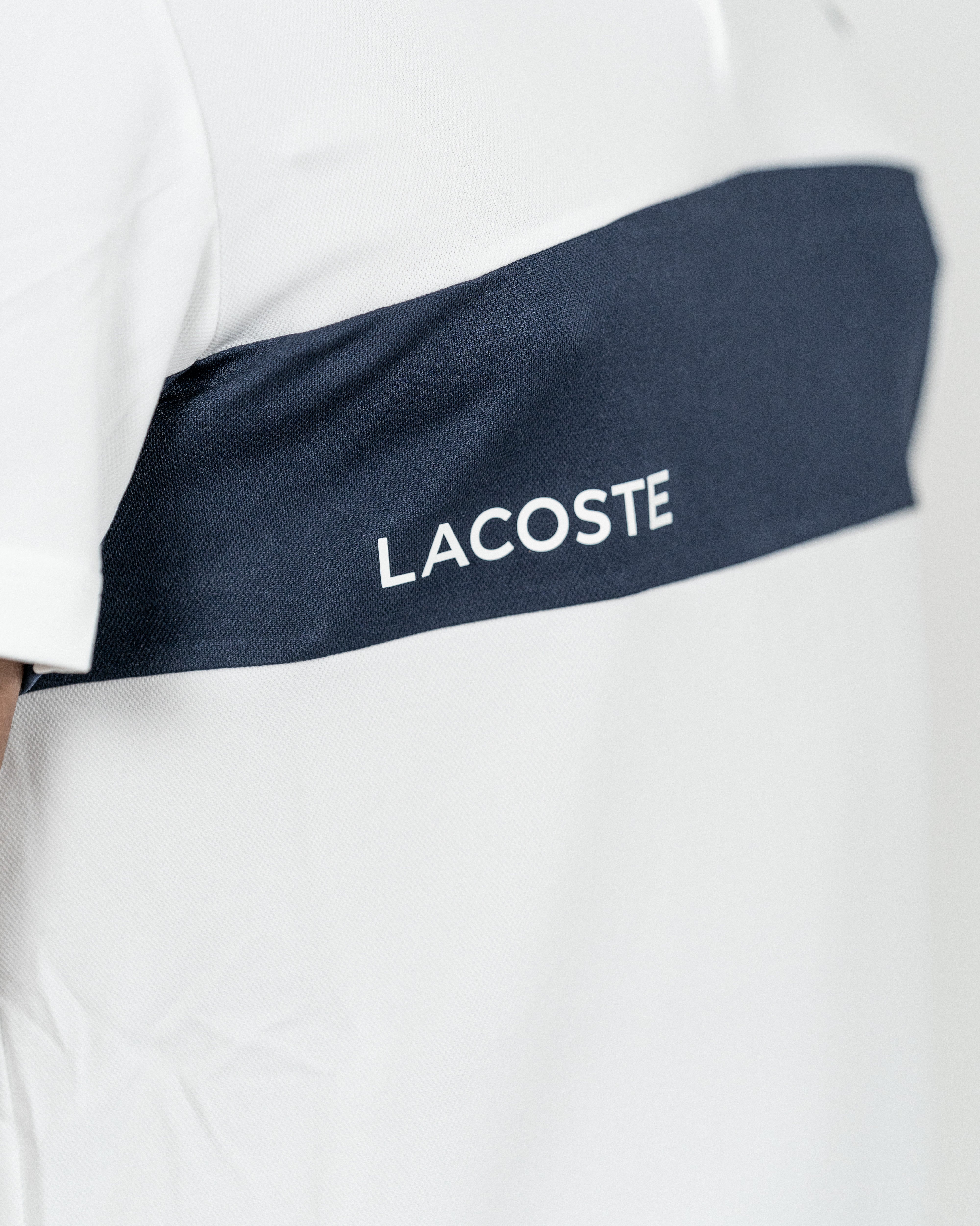 Lacoste Herre Polo Hvid/Navy