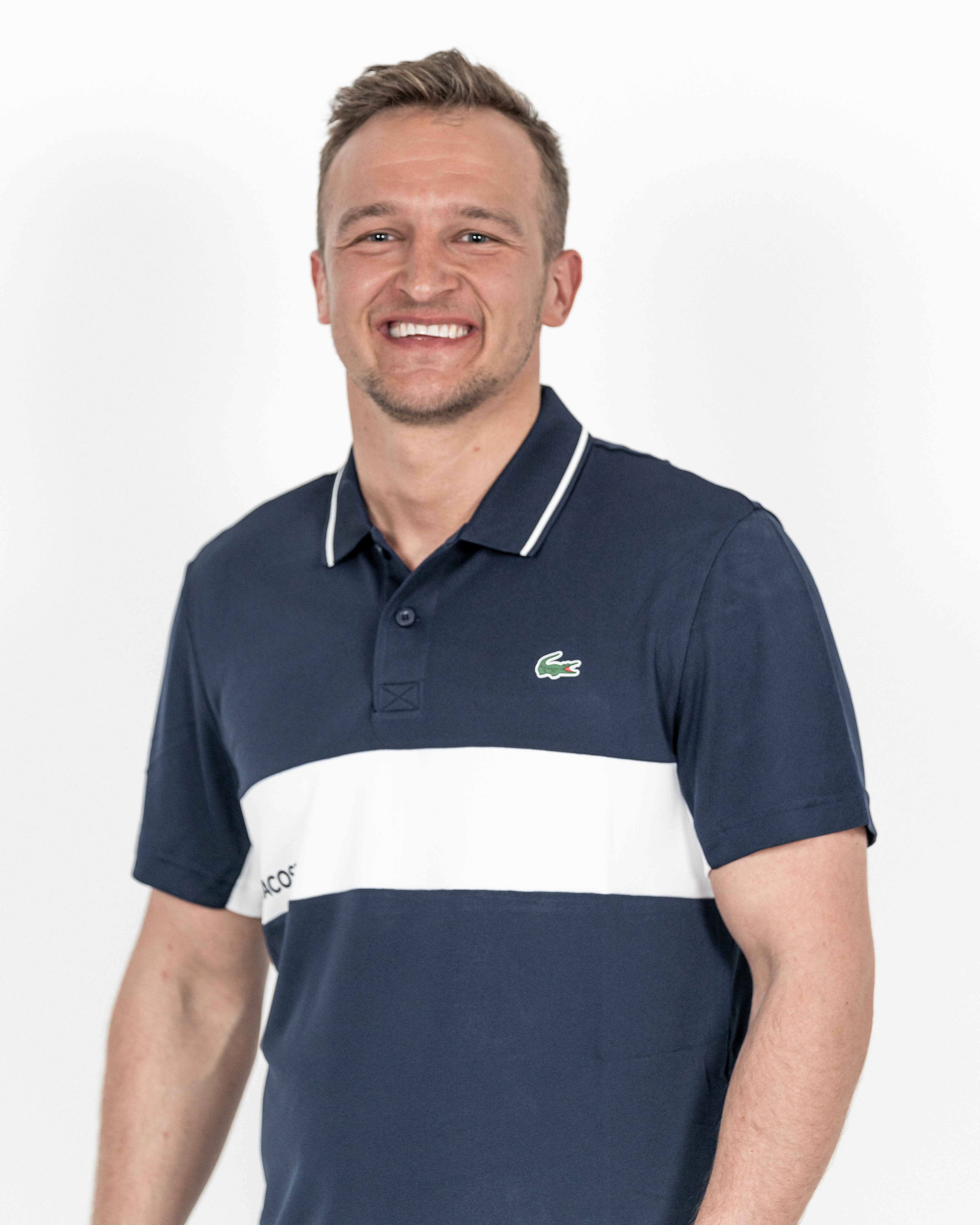 Lacoste Herre Polo Navy/Hvid