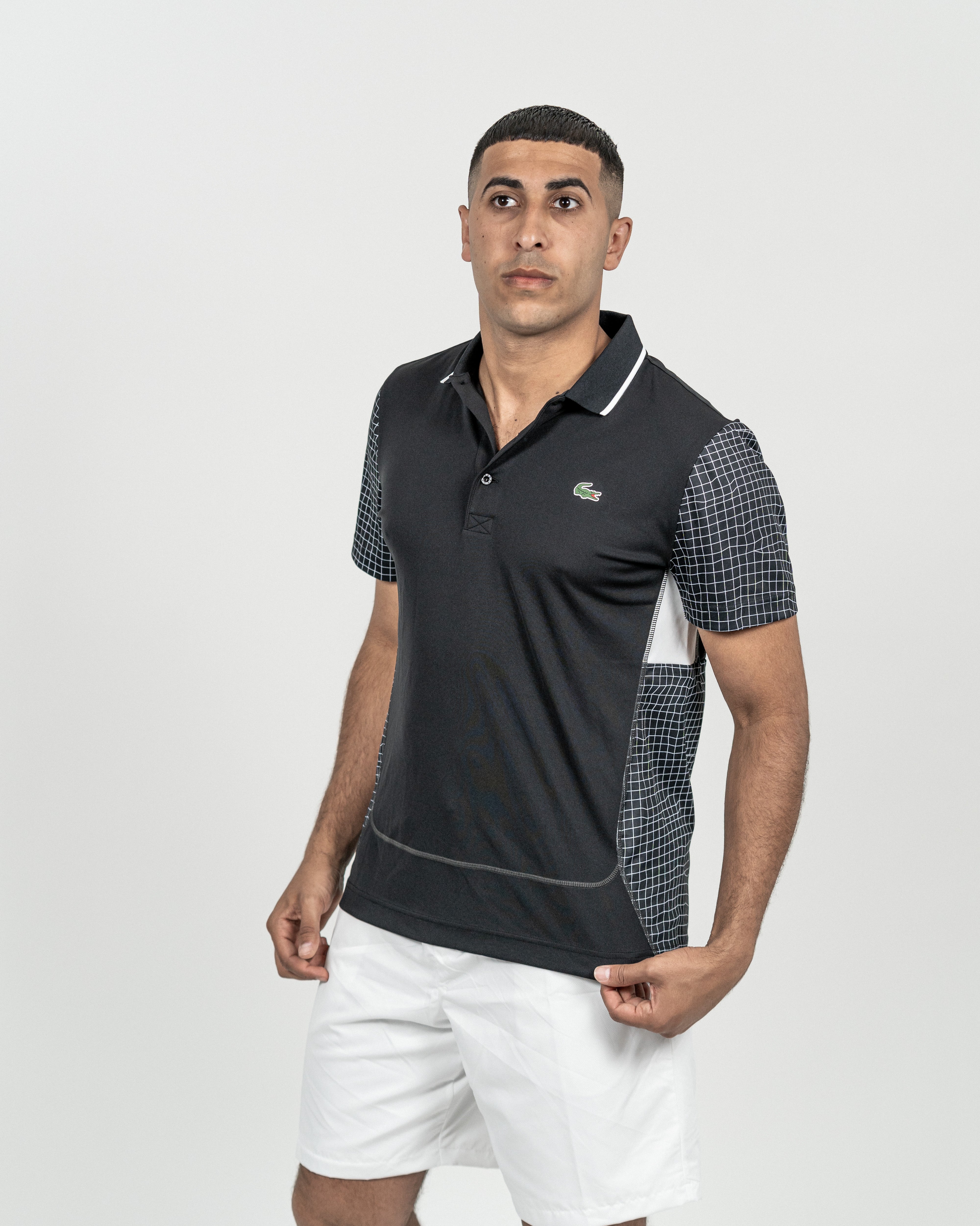 Lacoste Herre Polo Sort/Ternet