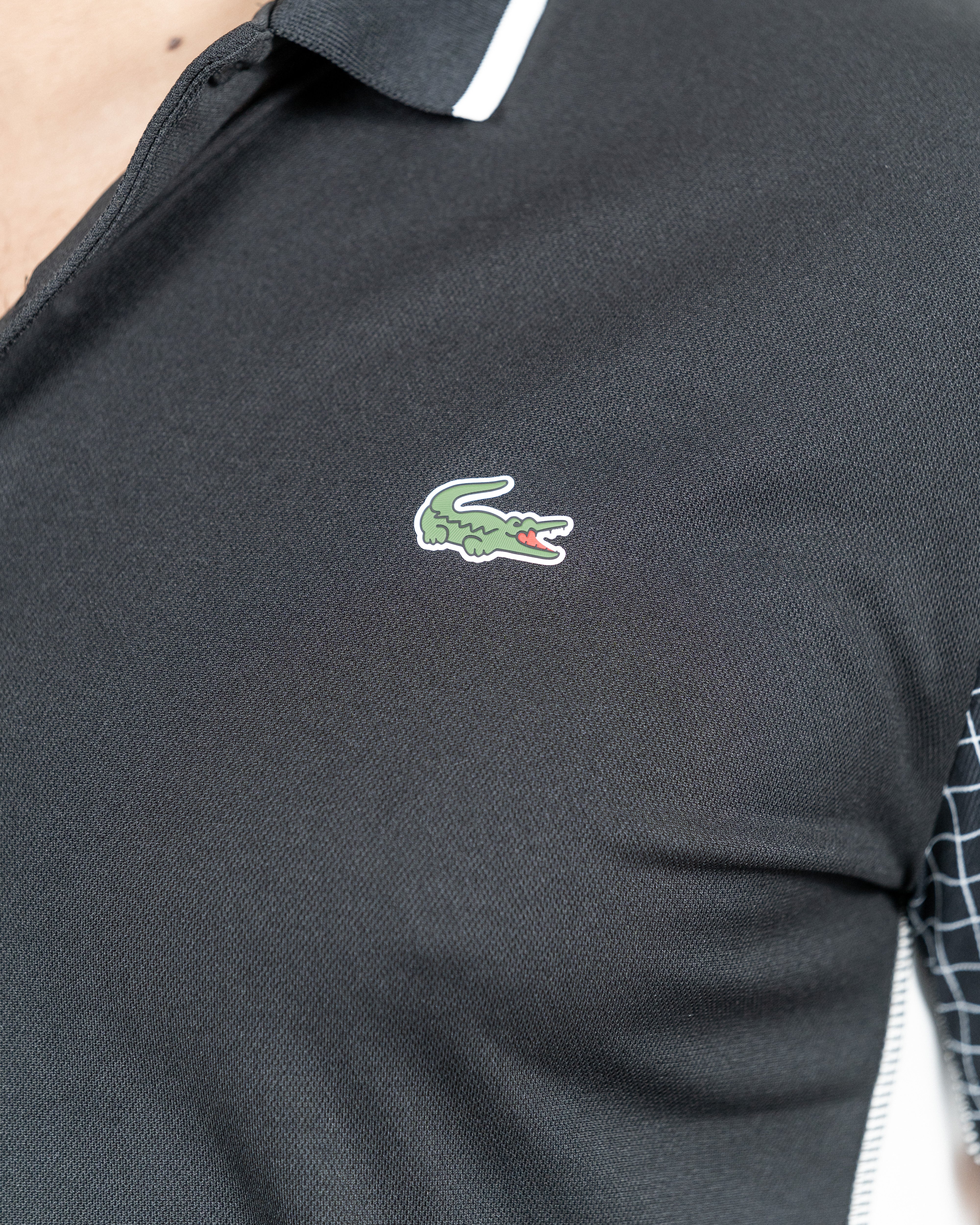 Lacoste Herre Polo Sort/Ternet