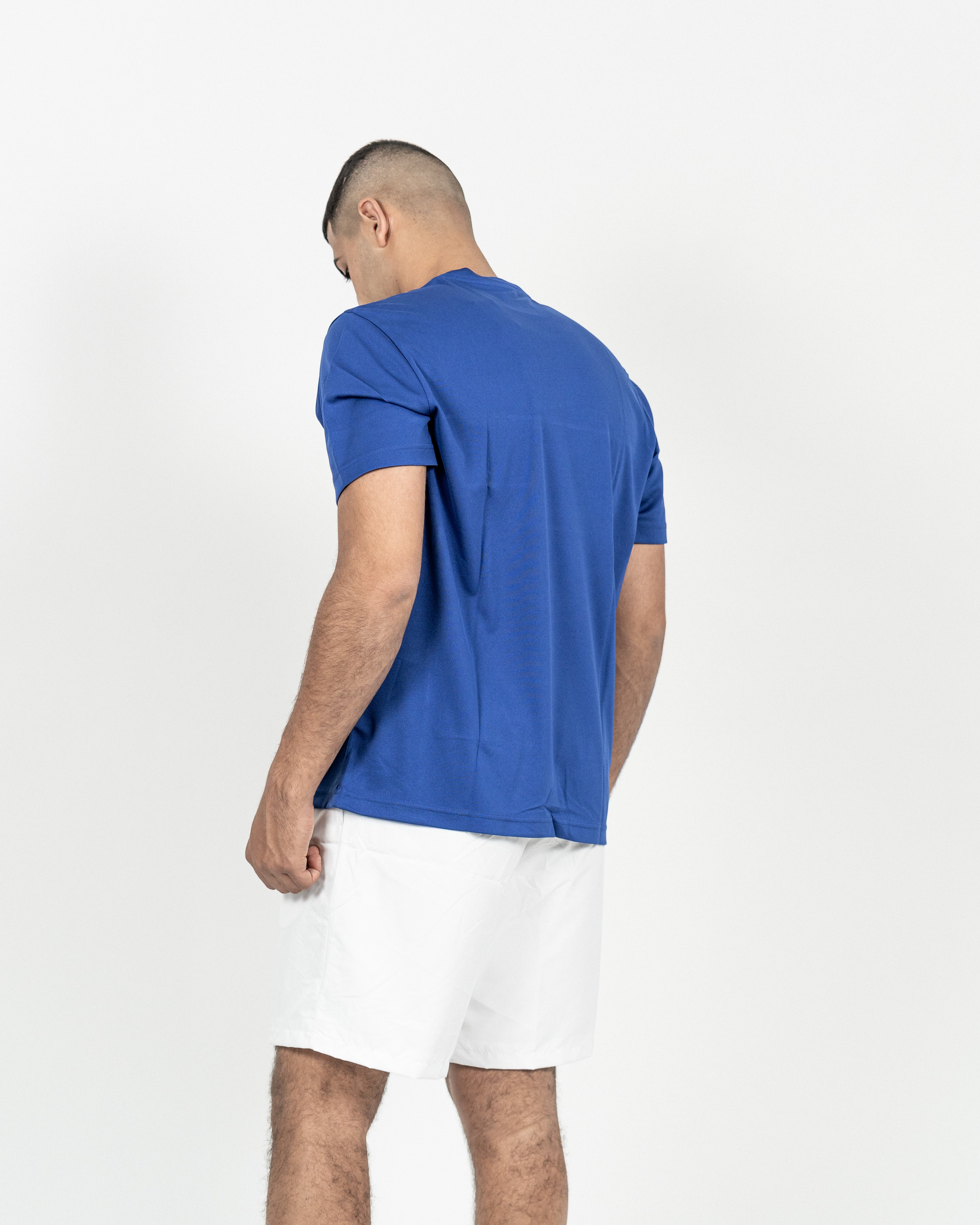 Lacoste Herre Dri-Fit T-shirt Blå