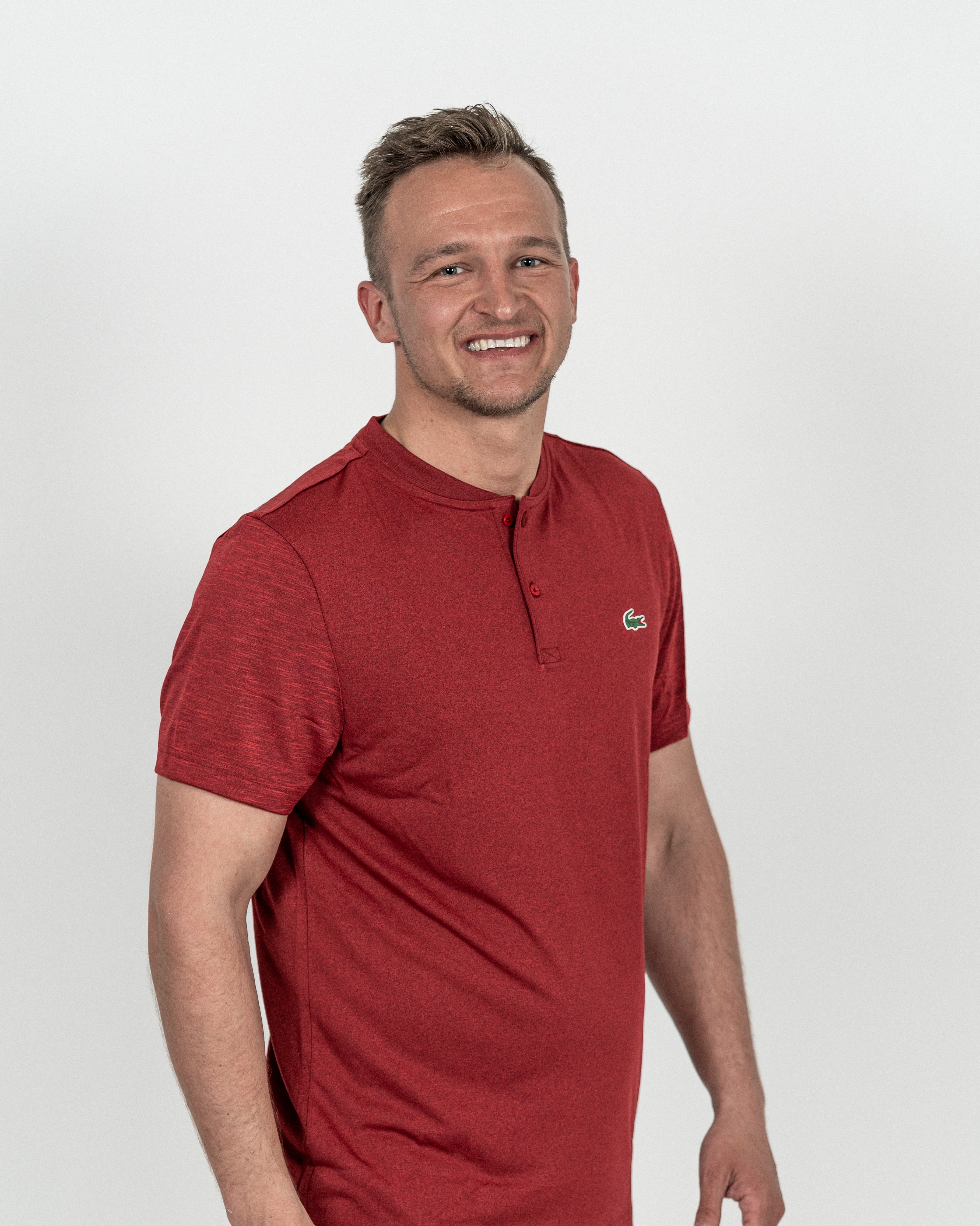 Lacoste Novak Djokovic Tennis T-shirt Rød