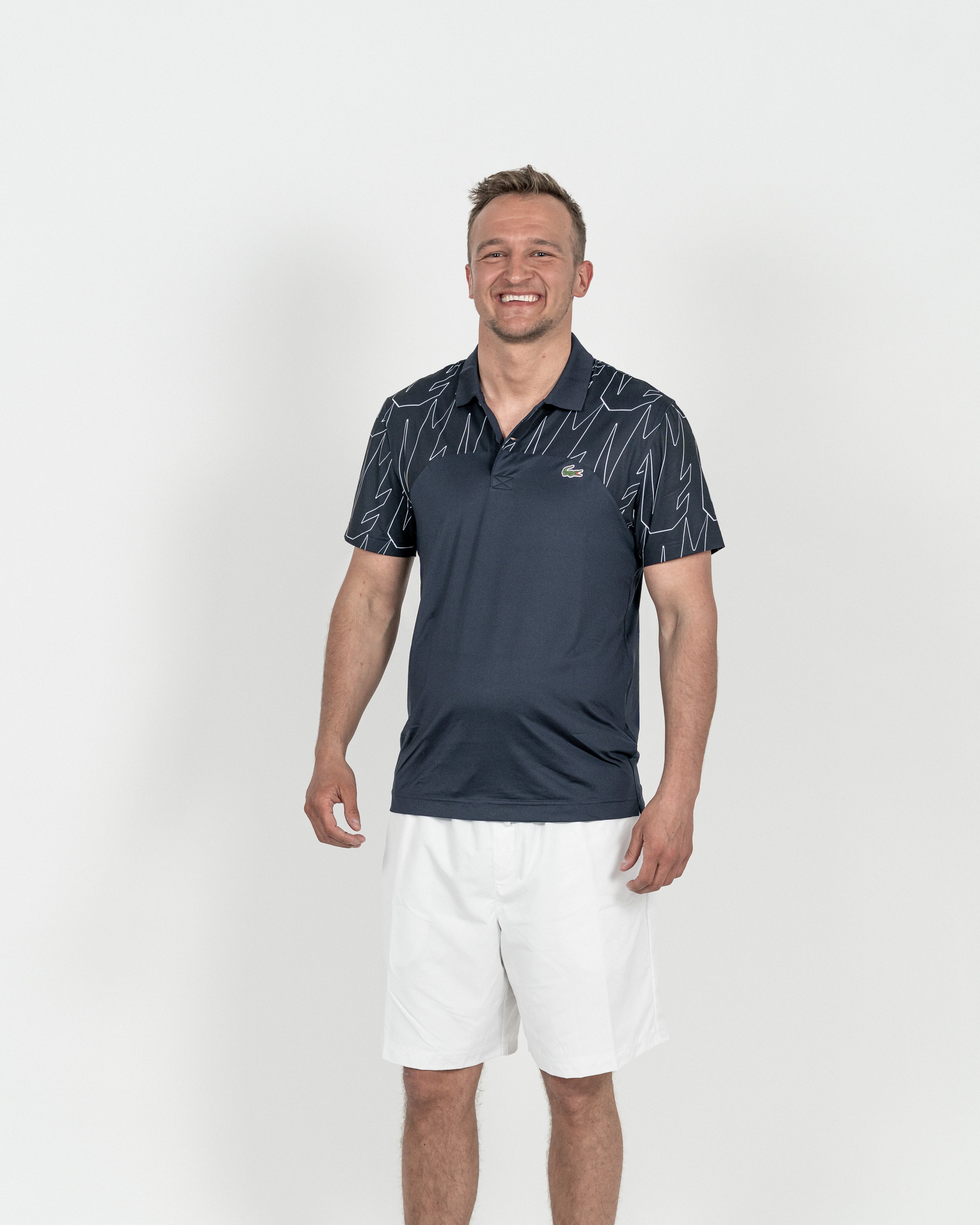 Lacoste Novak Djokovic Tennis Polo Marine