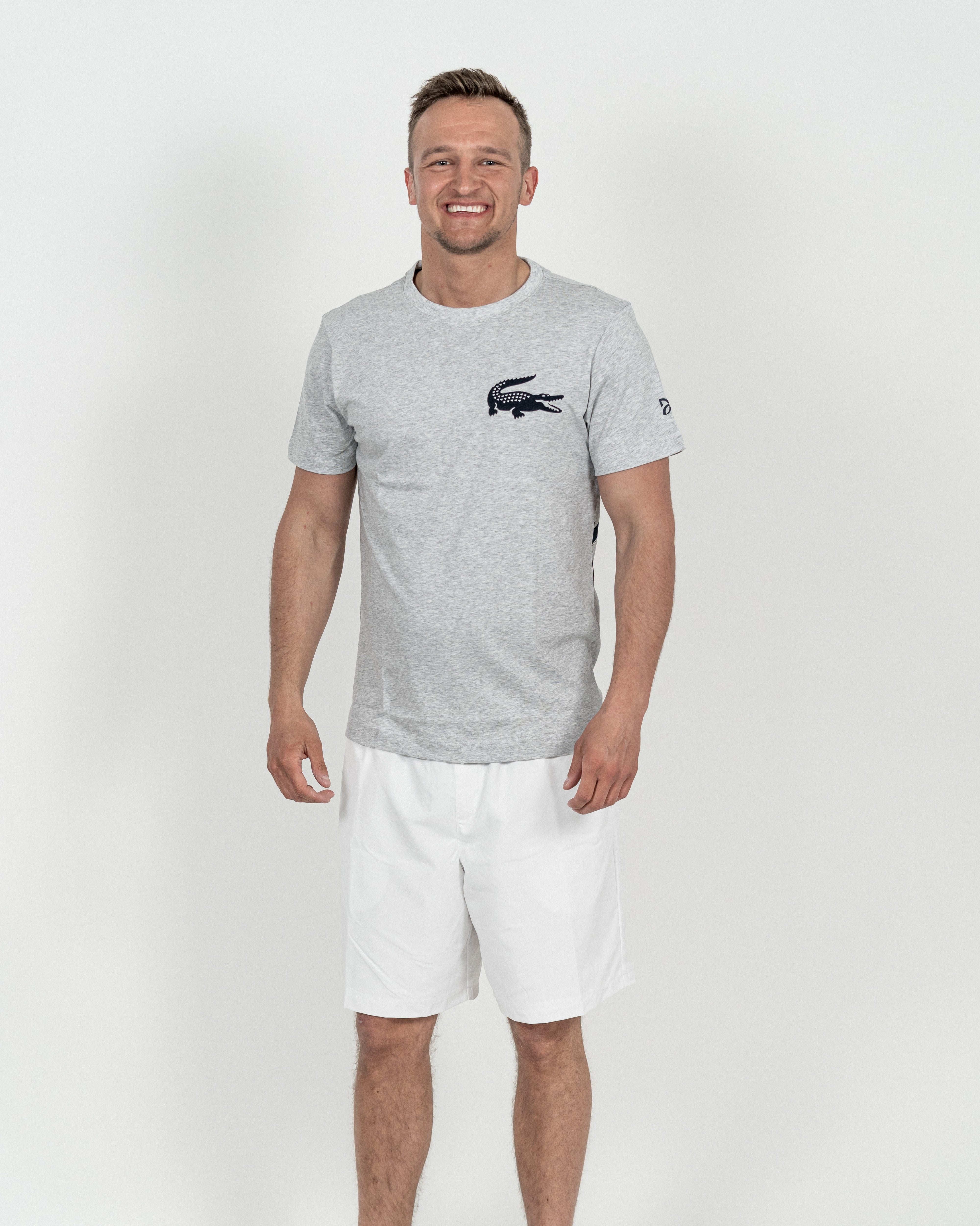 Lacoste Herre T-shirt Grå
