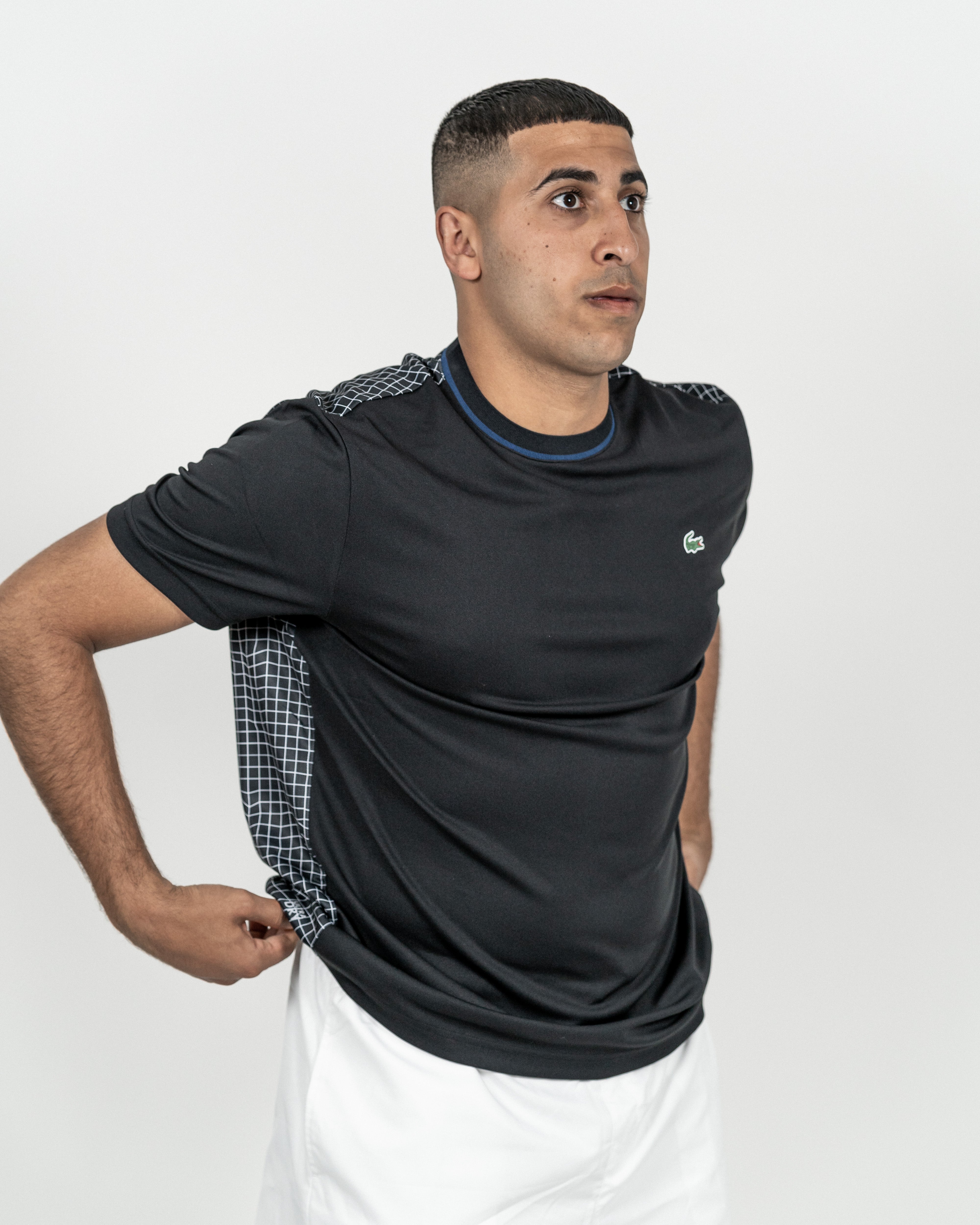 Lacoste Herre T-shirts Sort