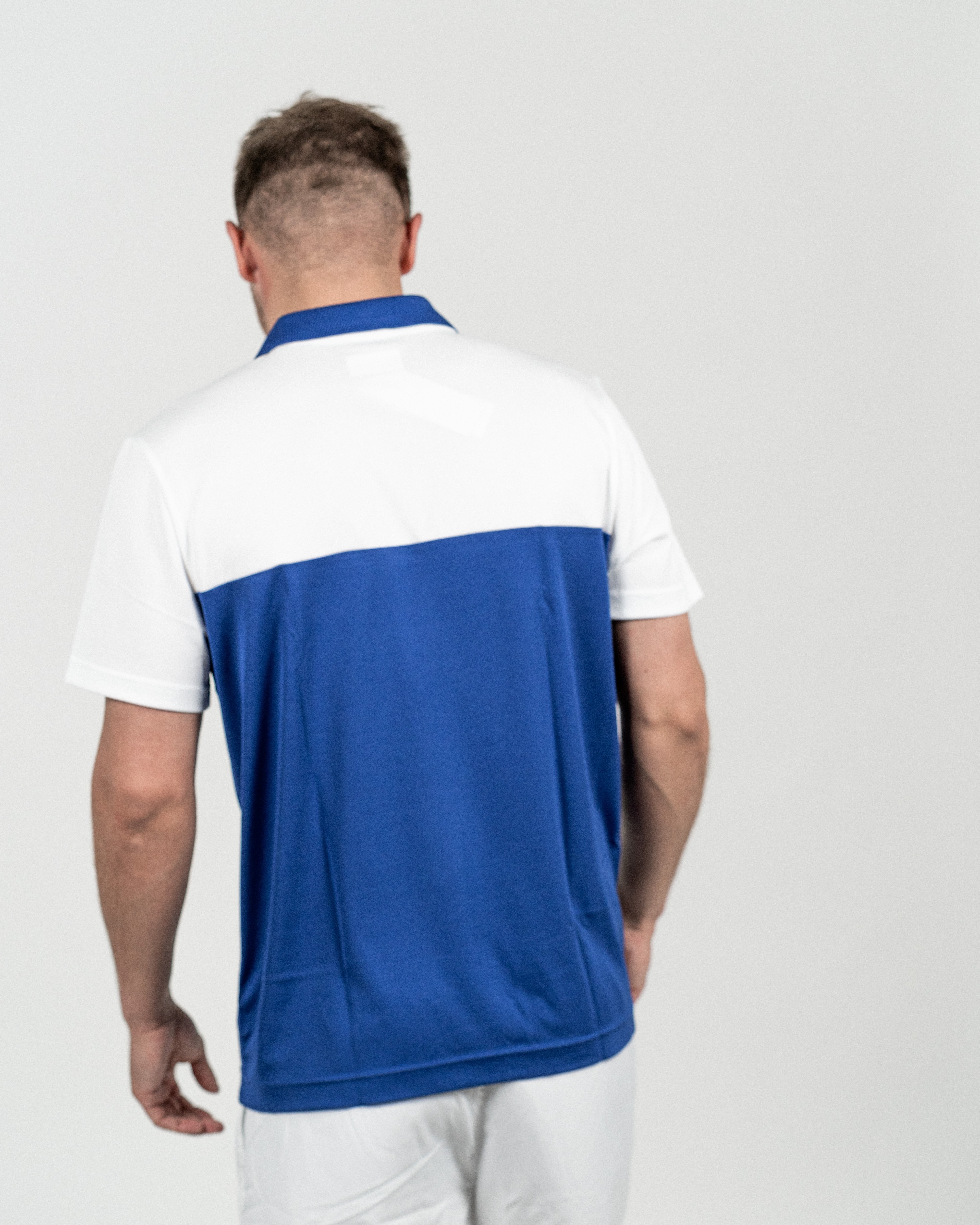 Lacoste Herre Sport Polo Hvid/Blå