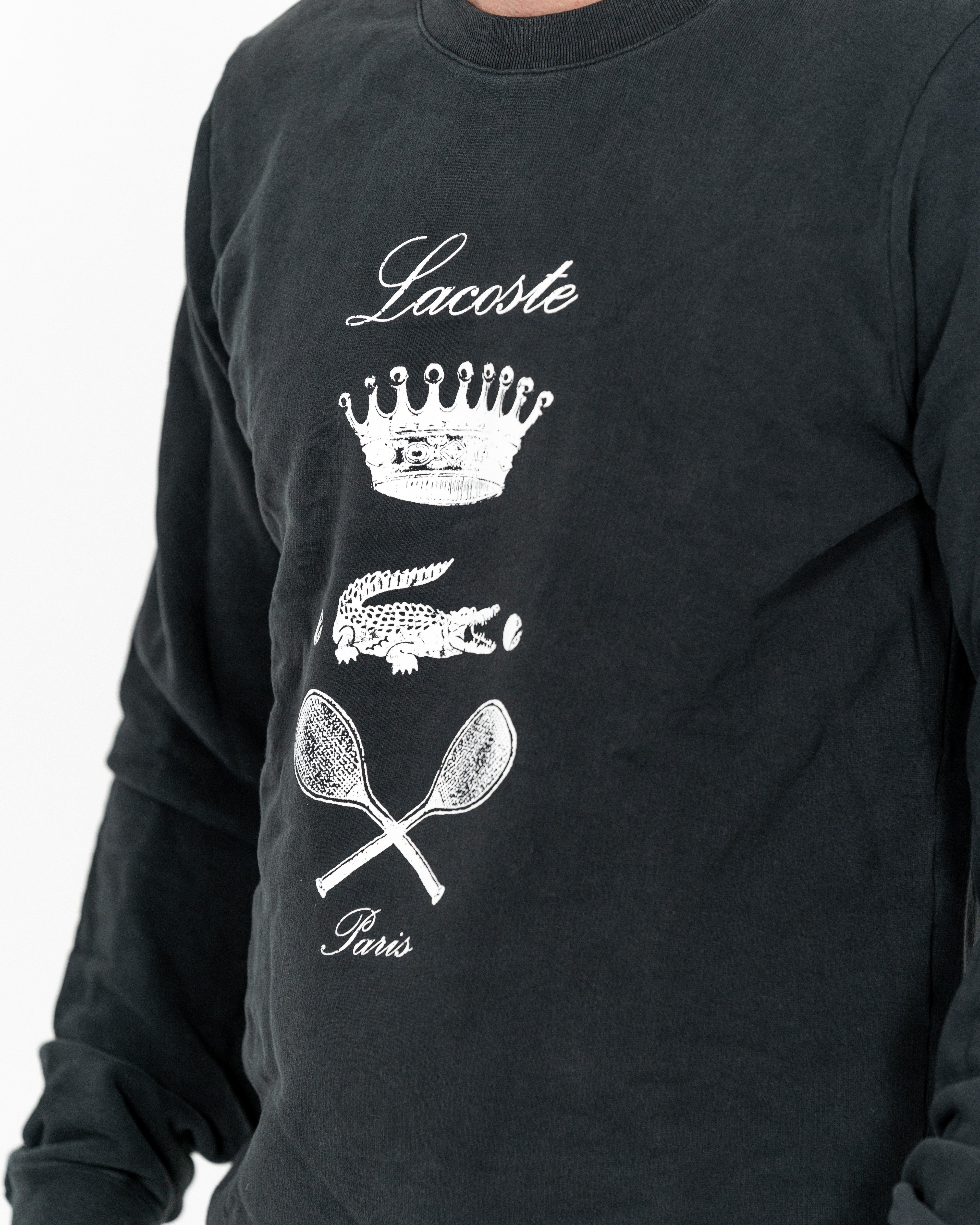 Lacoste Herre Sweatshirt Sort