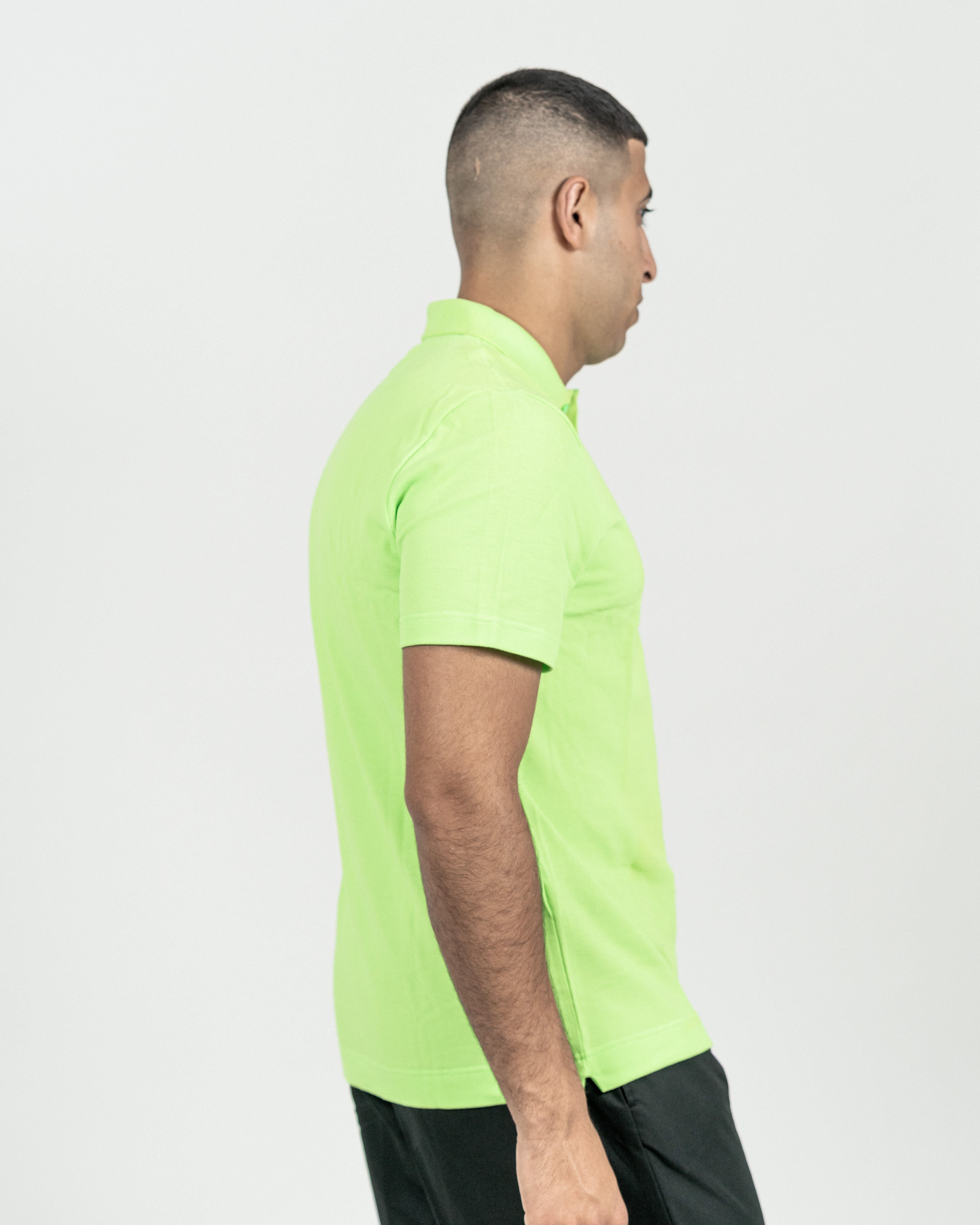 Lacoste Herre Stretch Polo Neon Grøn
