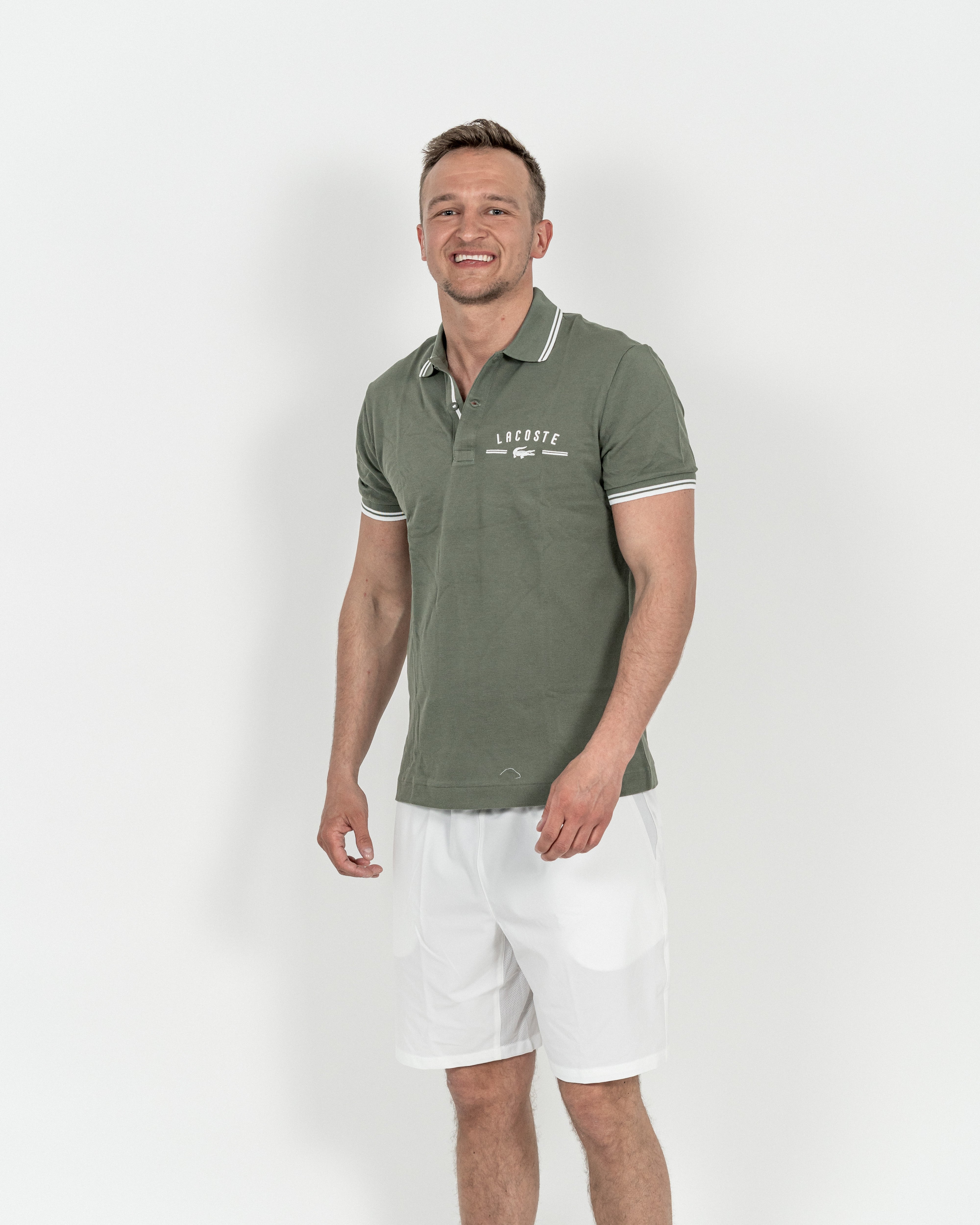 Lacoste Herre Polo Army