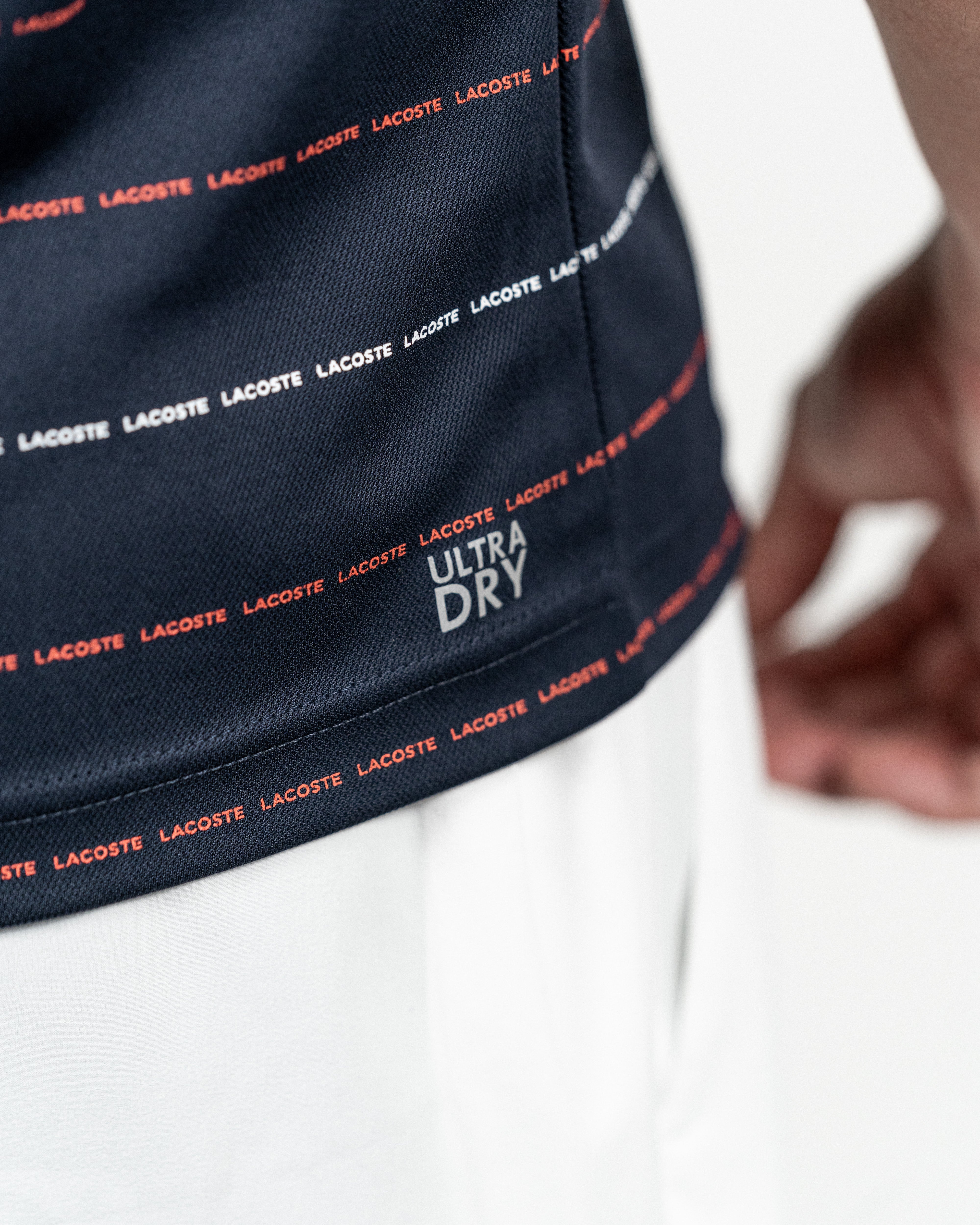 Lacoste Herre Polo Marine/Rød