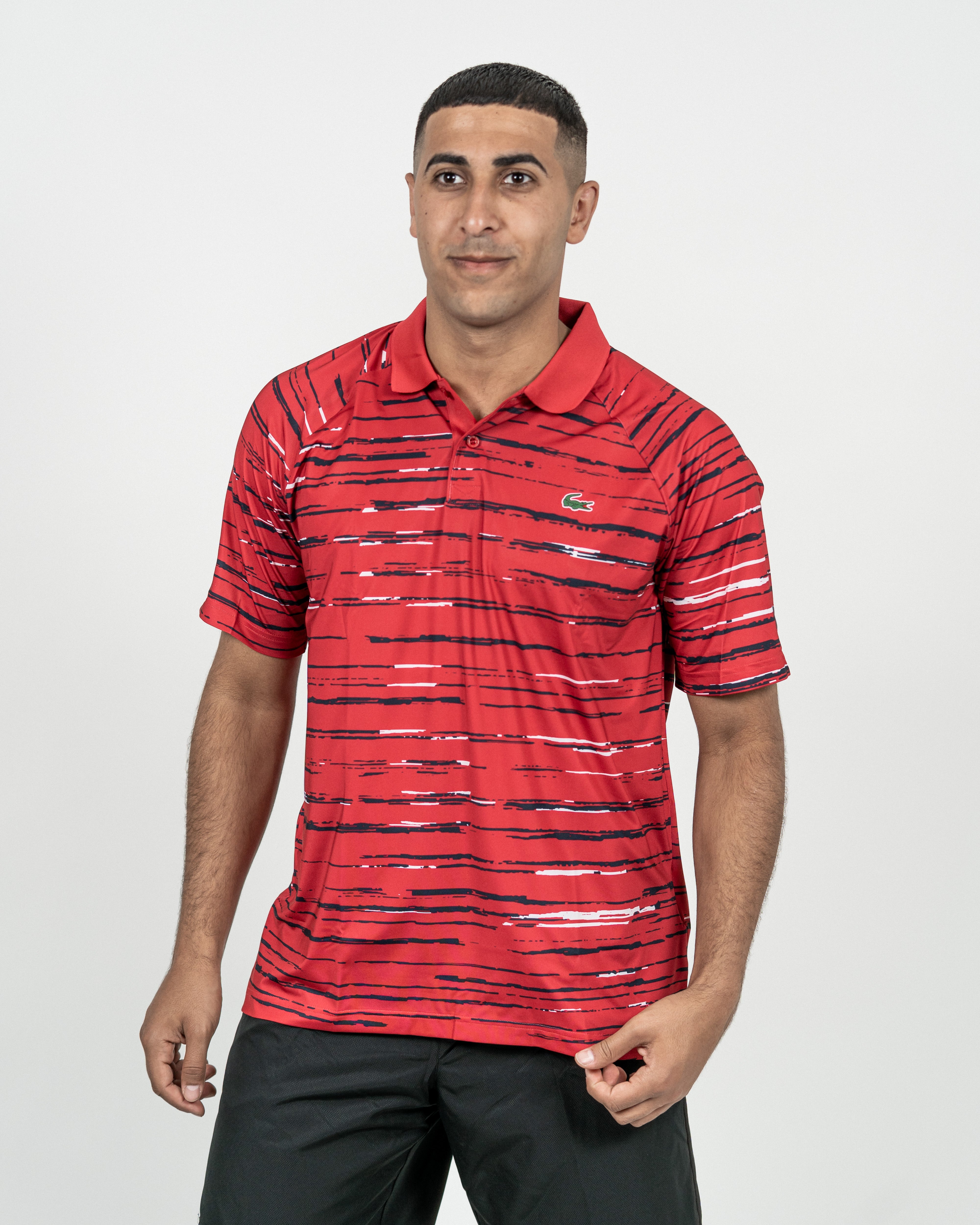 Lacoste Novak Djokovic Tennis Polo Rød