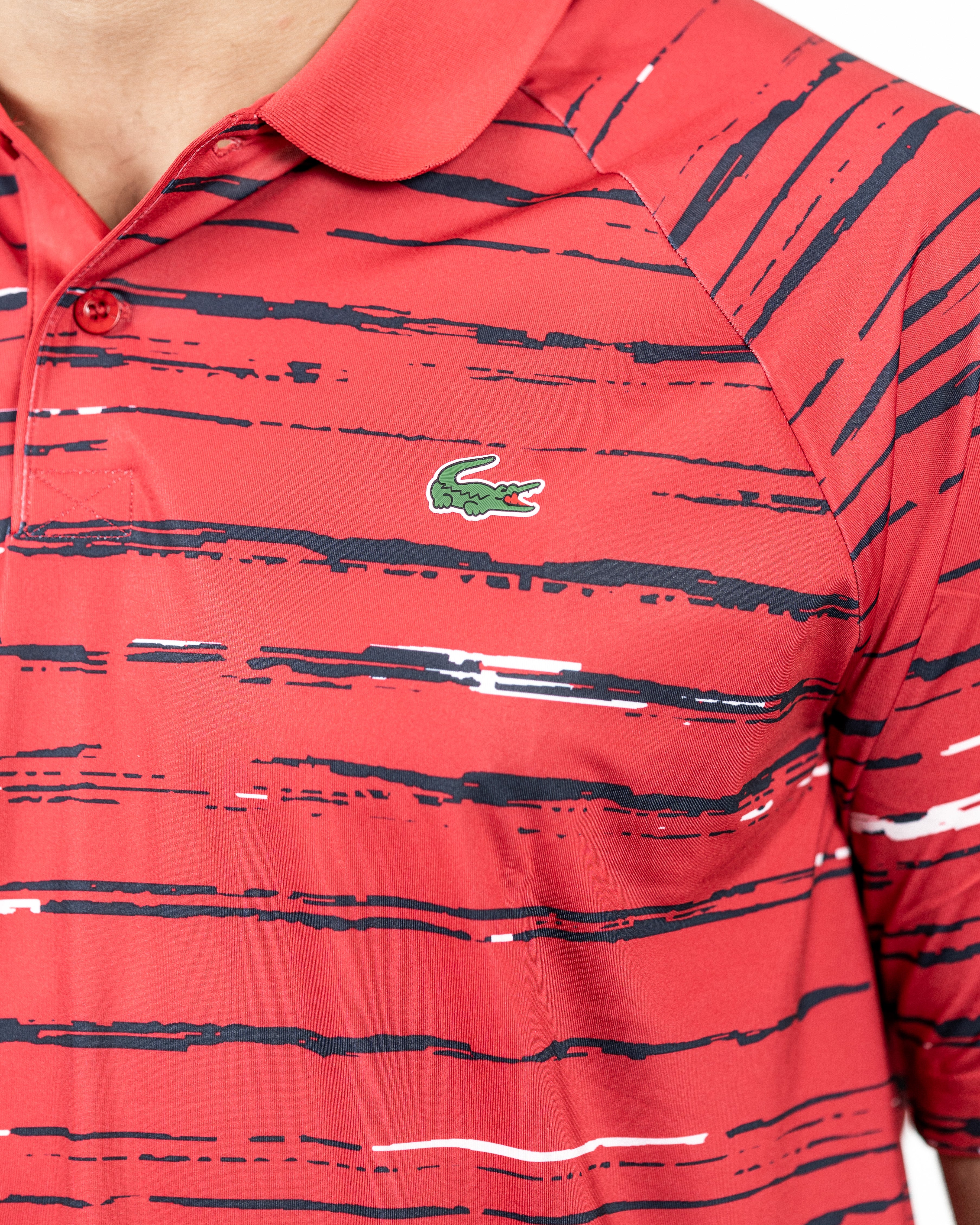 Lacoste Novak Djokovic Tennis Polo Rød