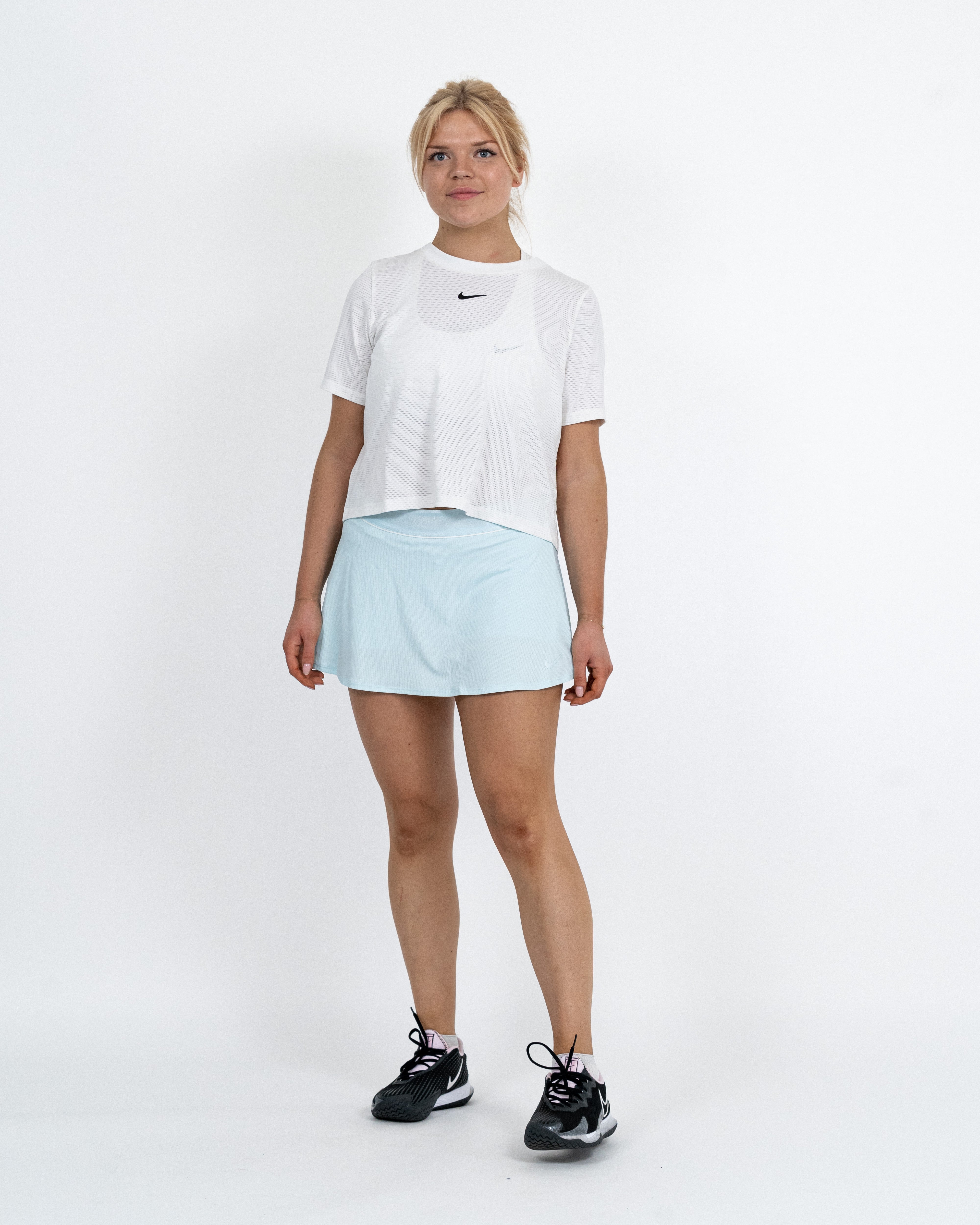 Nike Court Flouncy Skirt Lyseblå
