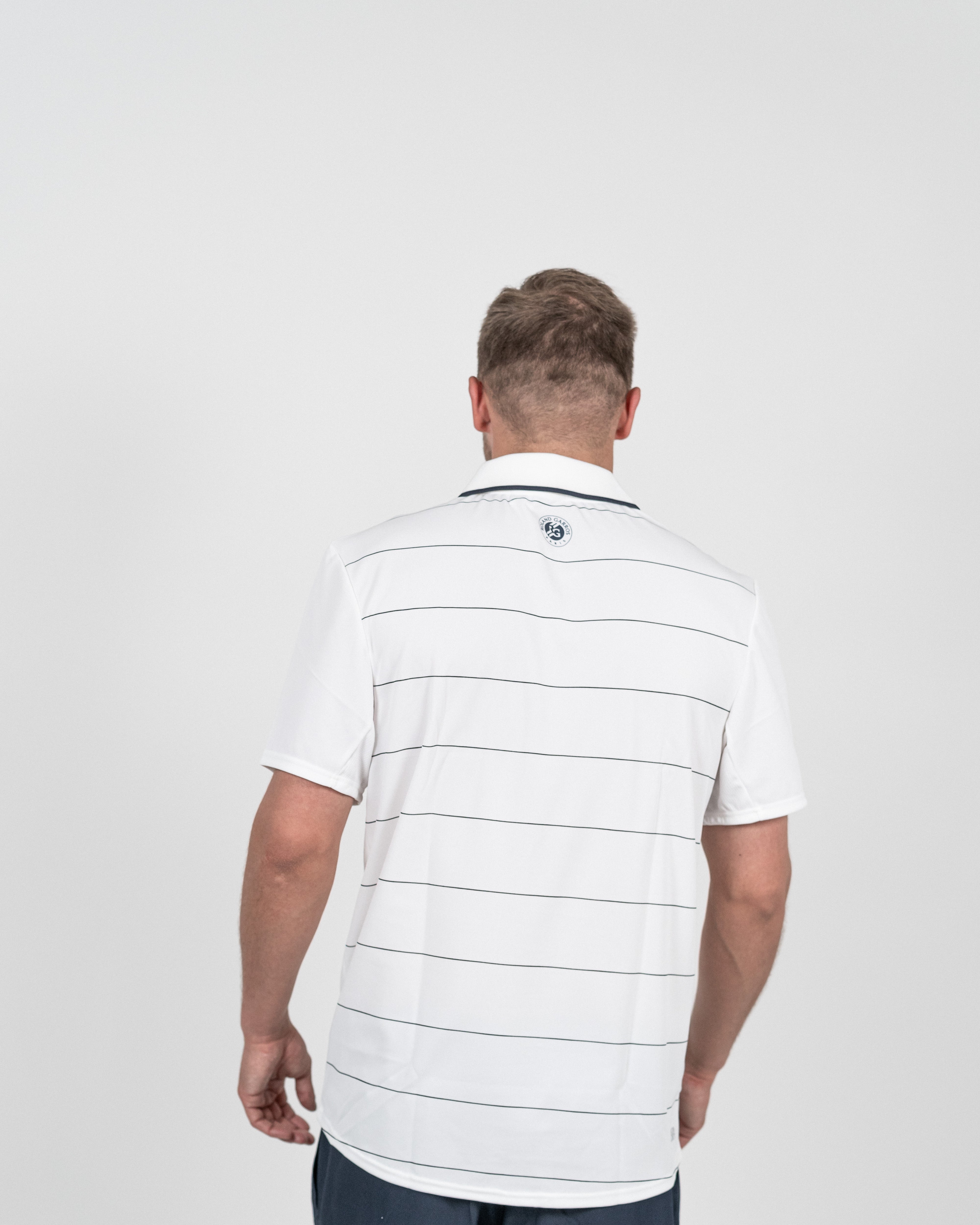 Lacoste Herre Polo Roland Garros Hvid