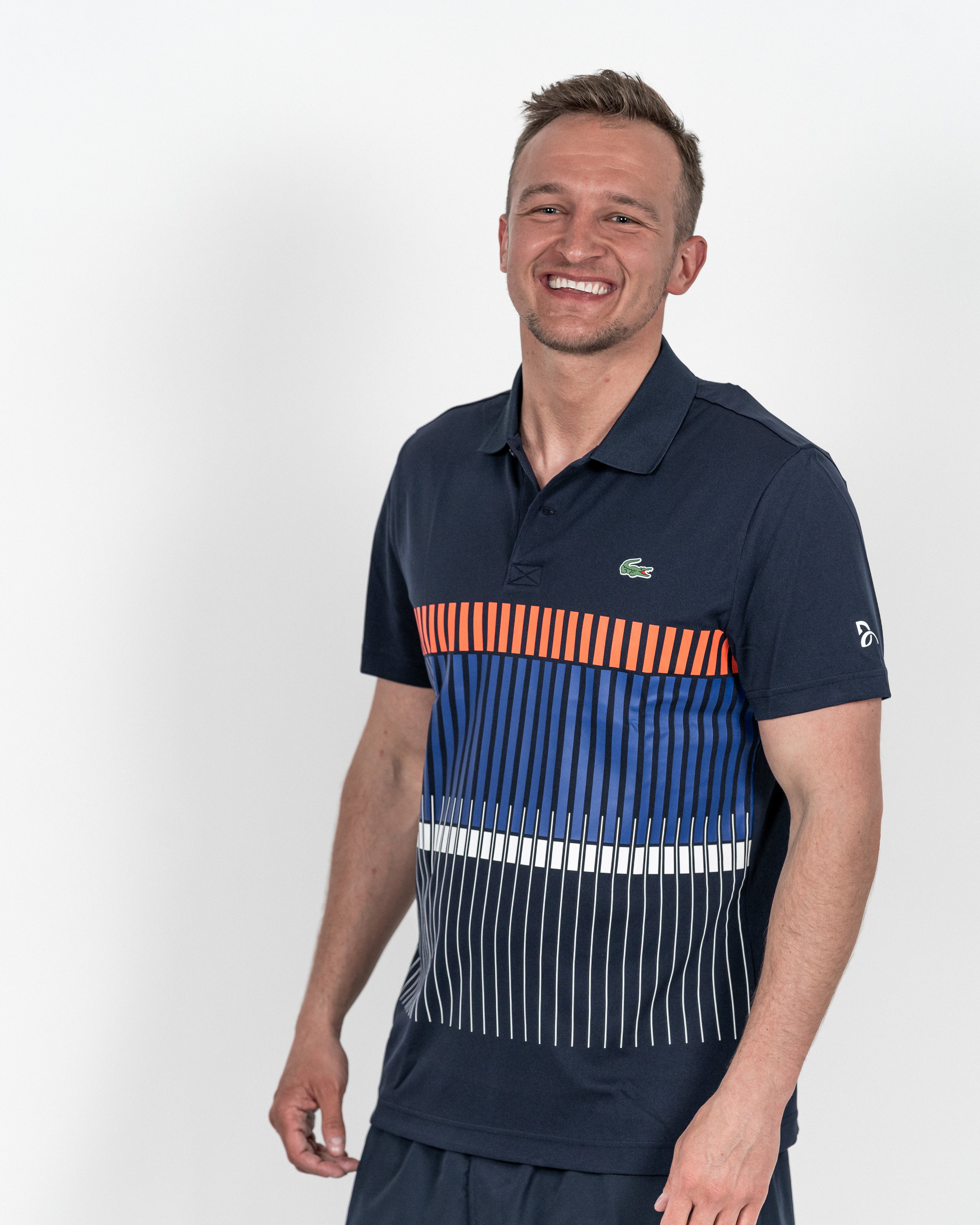 Lacoste Novak Djokovic Tennis Polo Navy