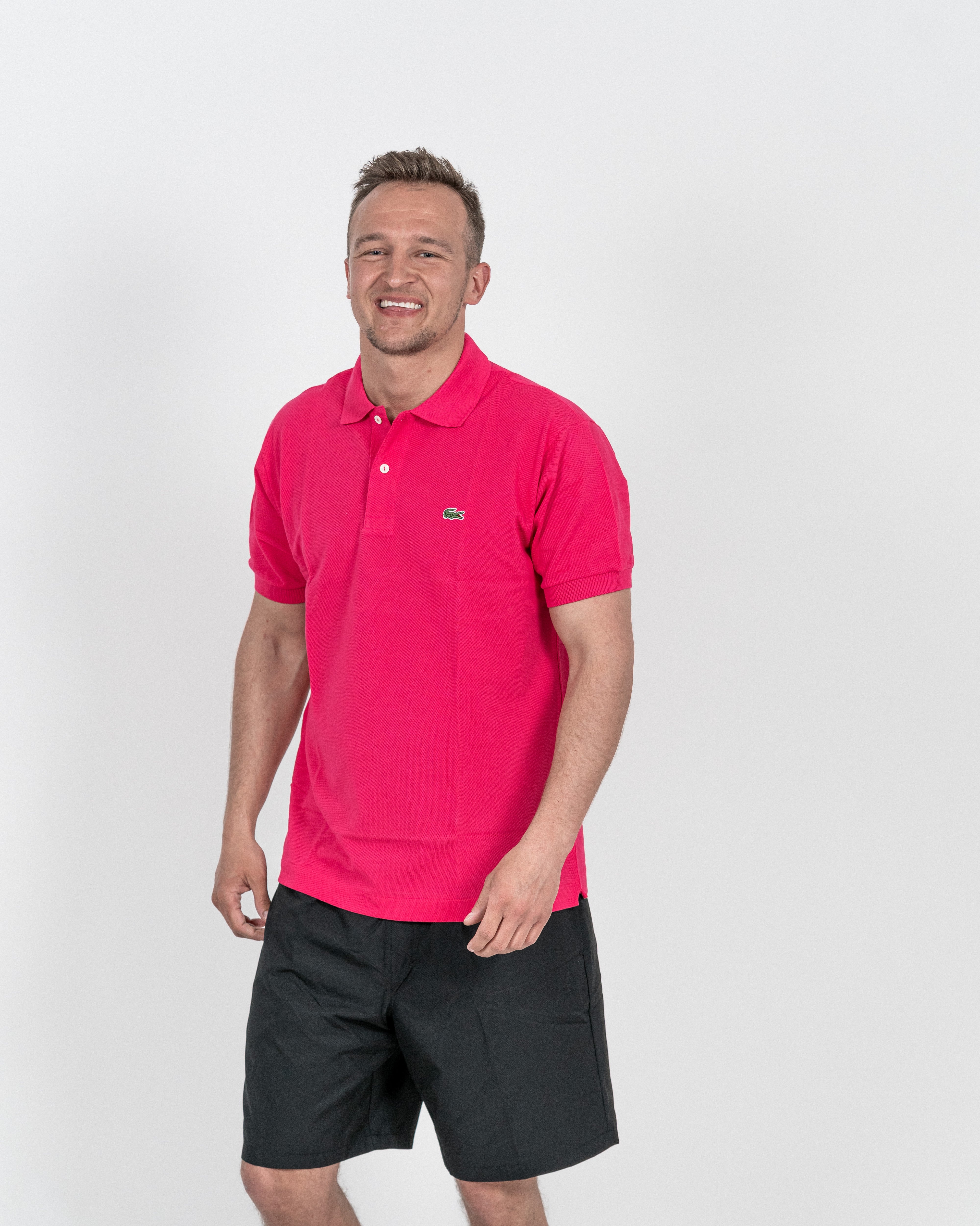 Lacoste Herre Polo Pink