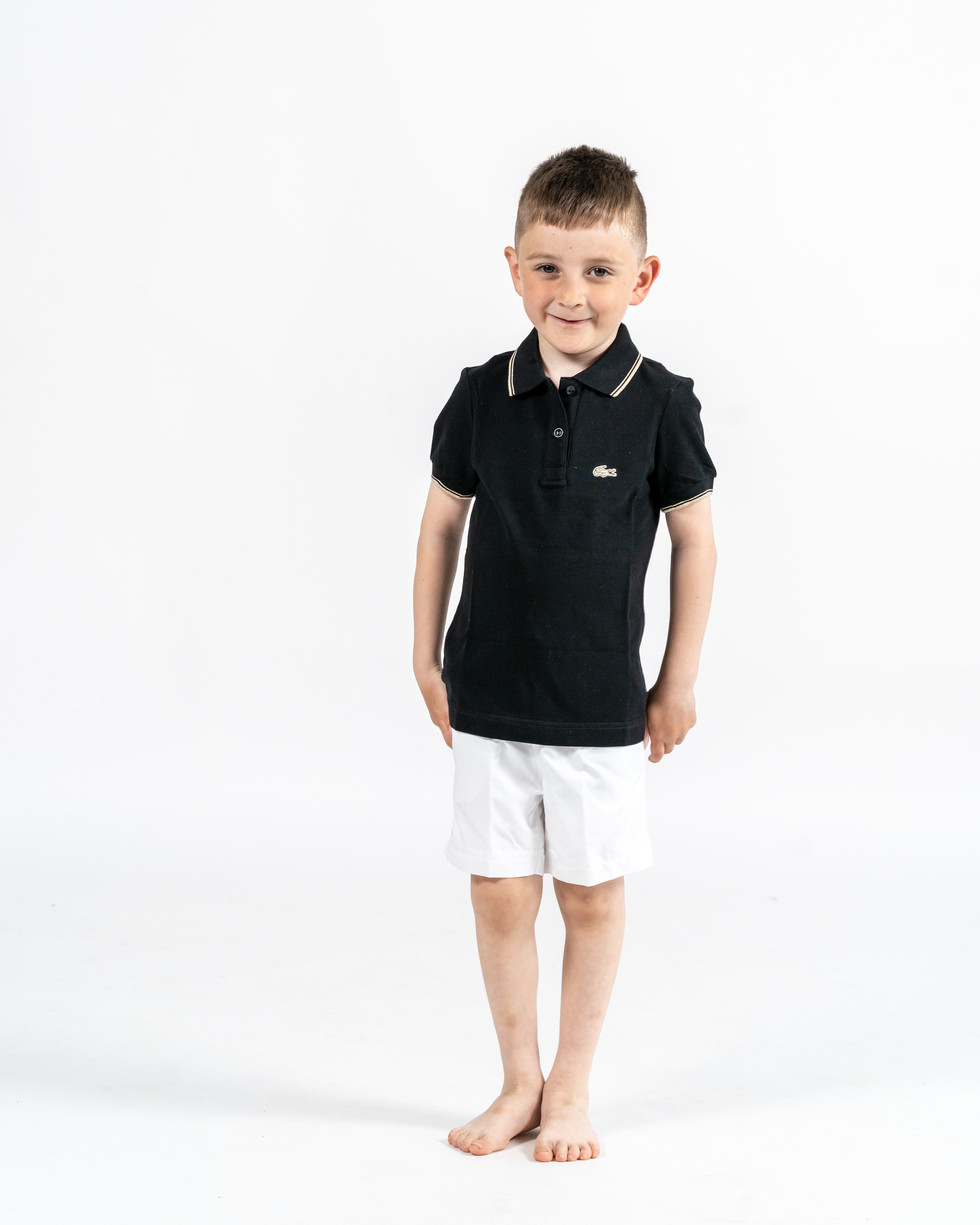 Lacoste Børn Unisex Polo Sort