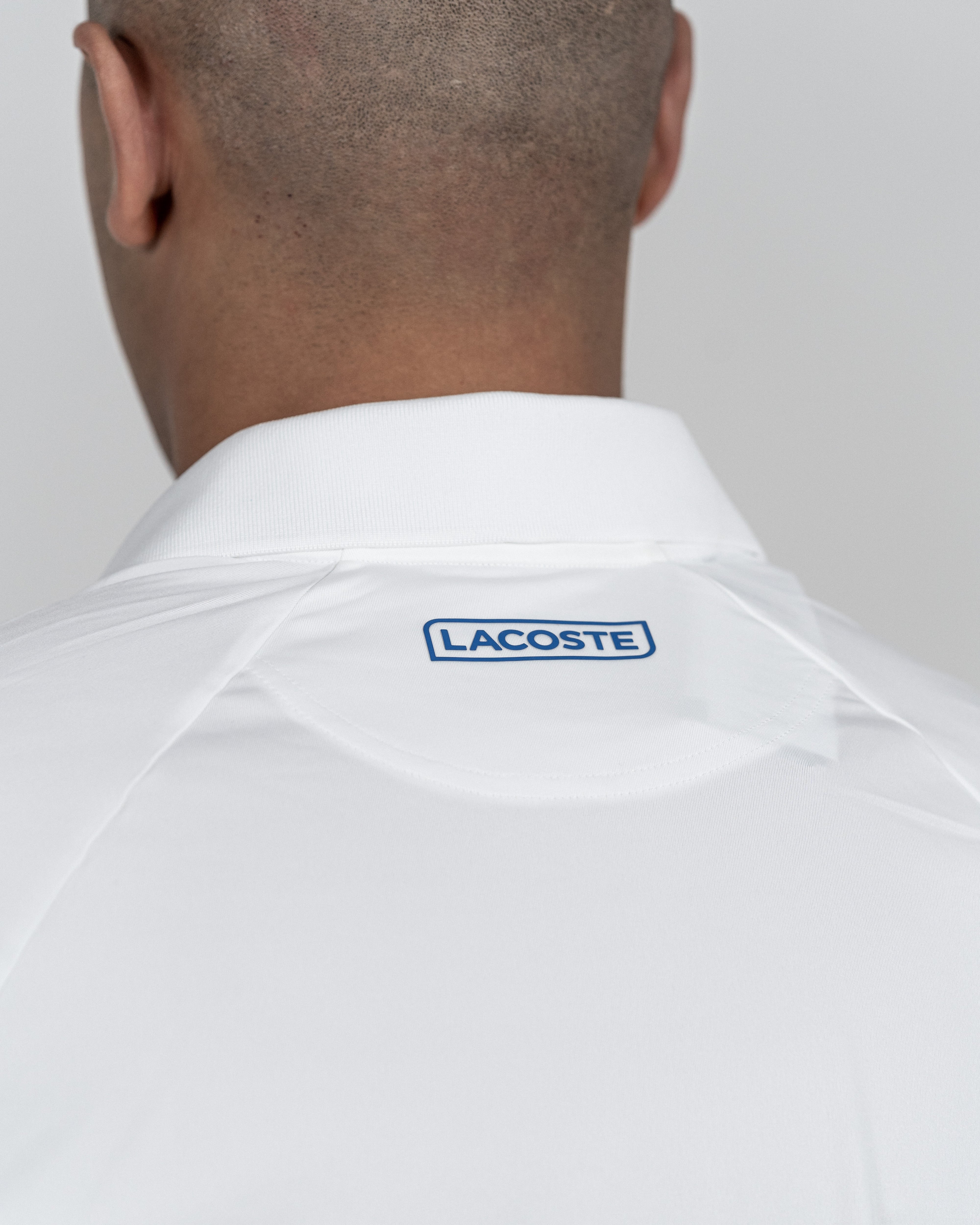 Lacoste Herre Polo Hvid/Blå
