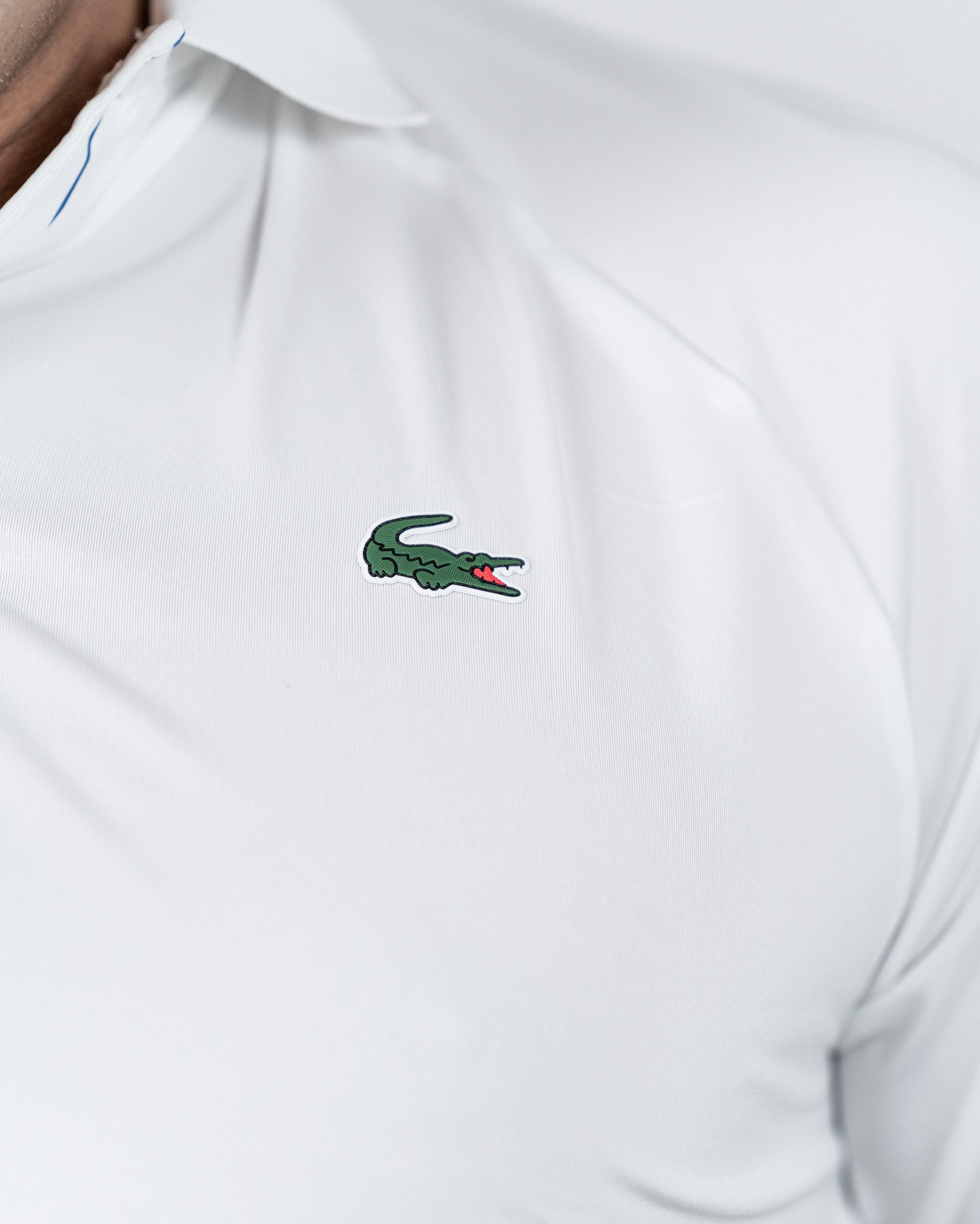 Lacoste Herre Polo Hvid/Blå