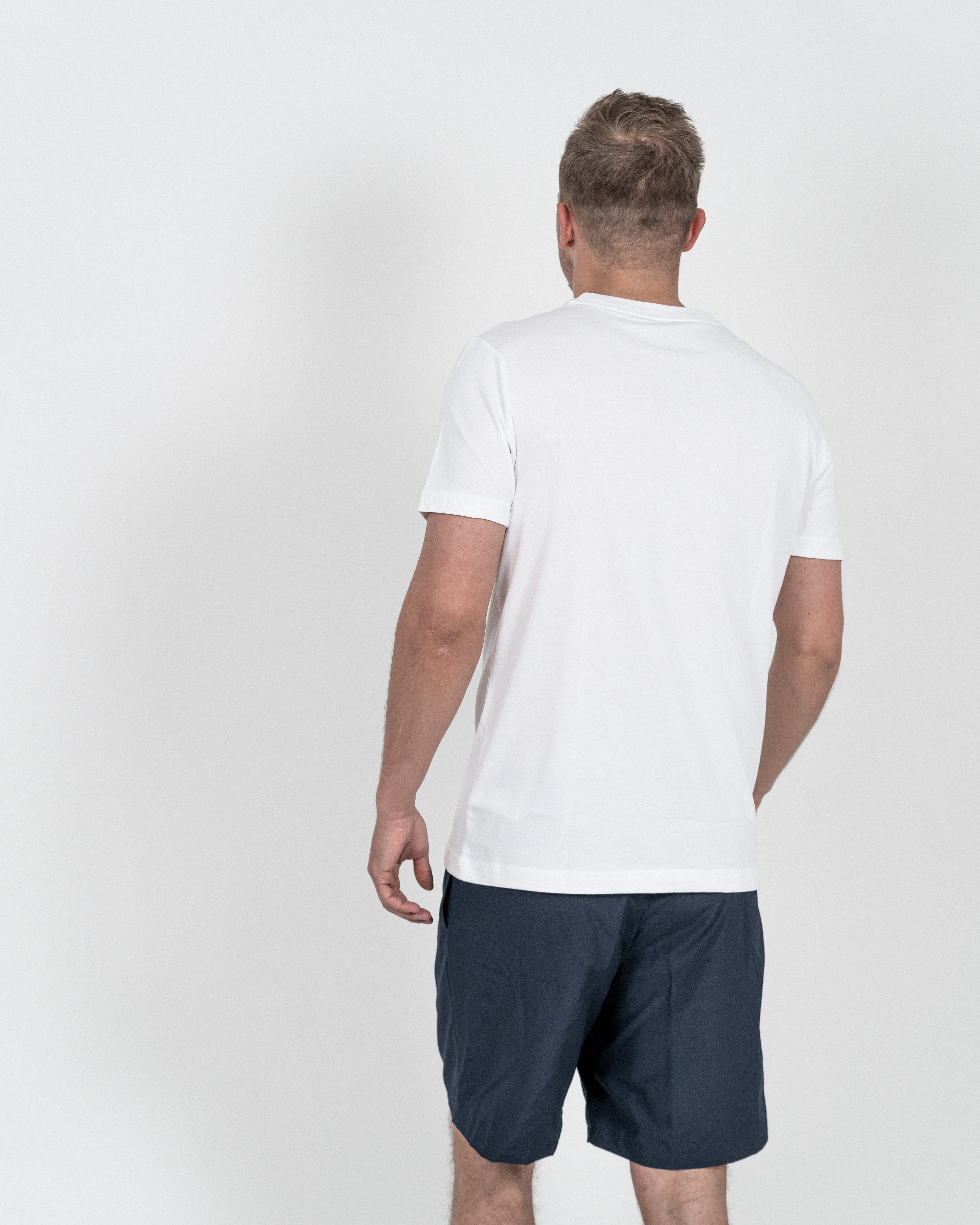 Lacoste Herre T-shirt Hvid Med Print
