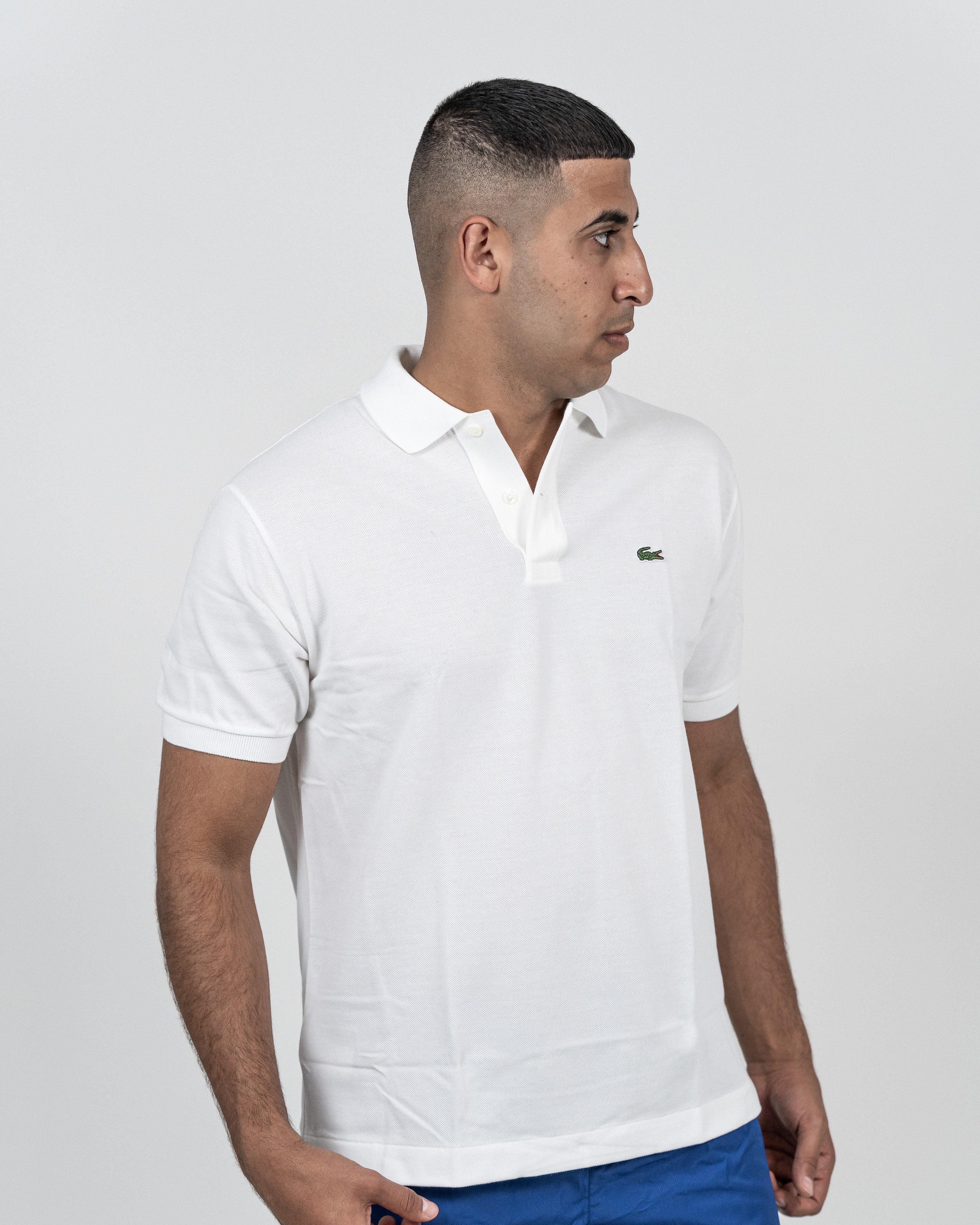 Lacoste Herre Klassisk Polo Hvid