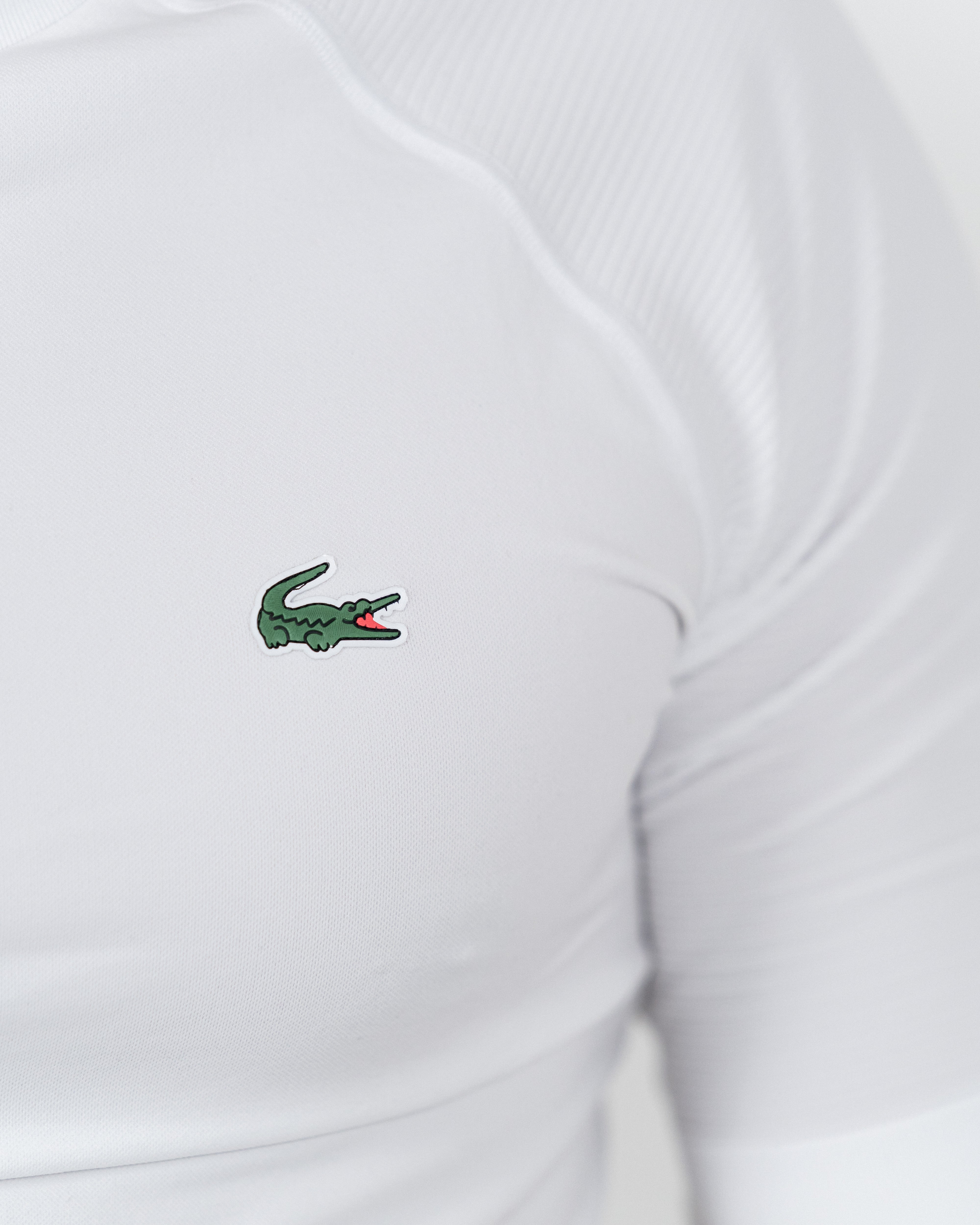 Lacoste Herre Kompressions T-shirt Hvid