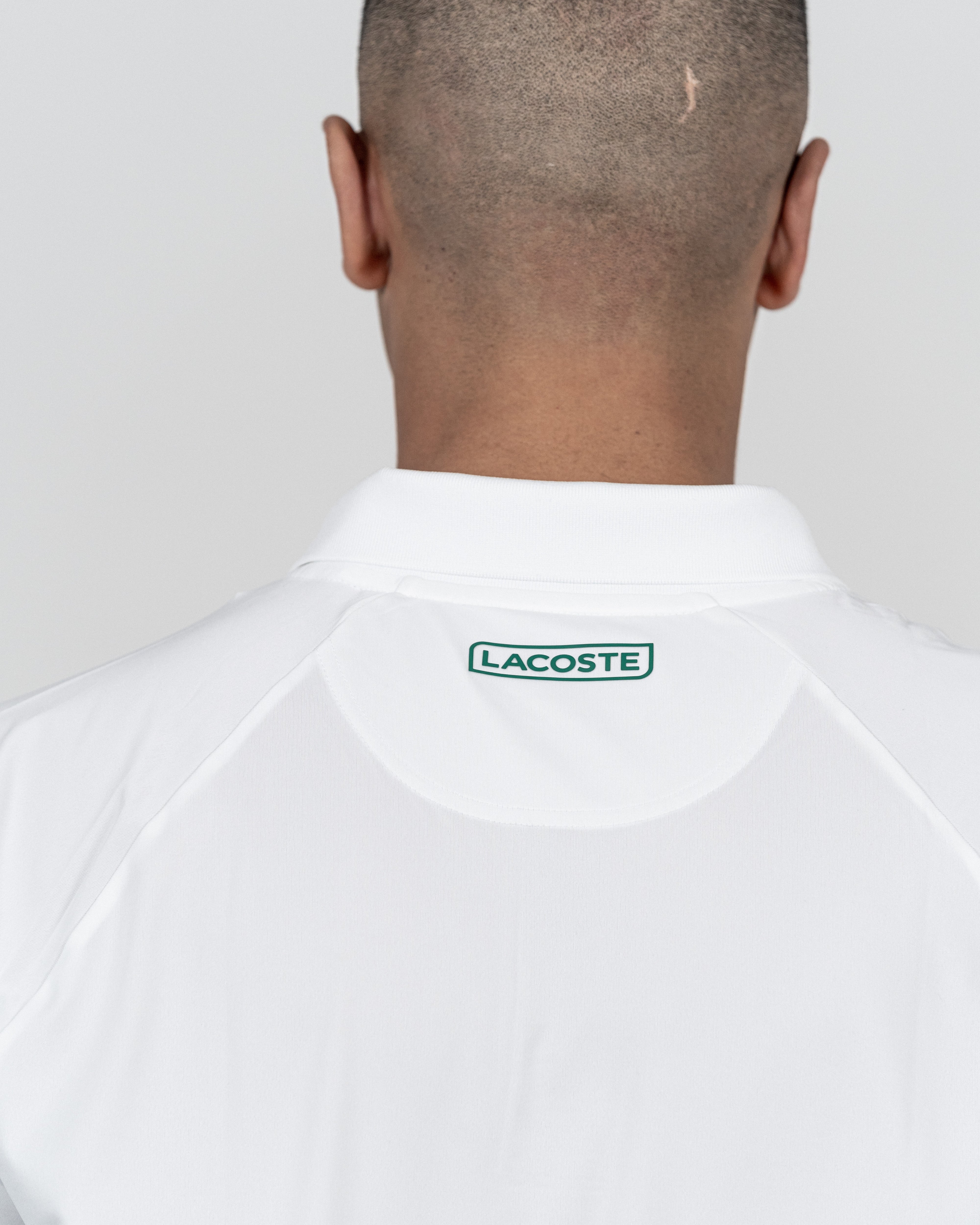Lacoste Herre Polo - Novak Djokovic Hvid