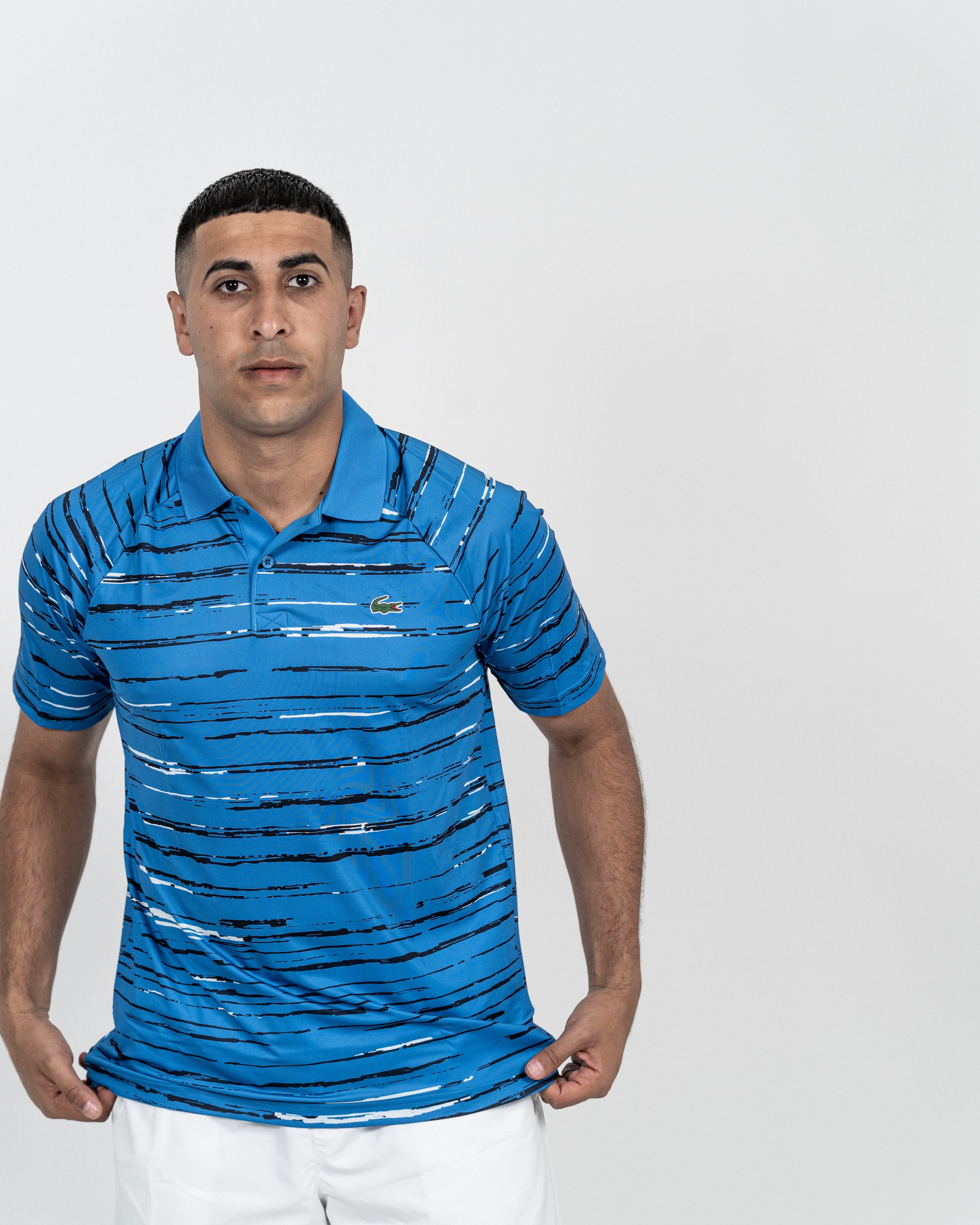 Lacoste Novak Djokovic Tennis Polo Blå