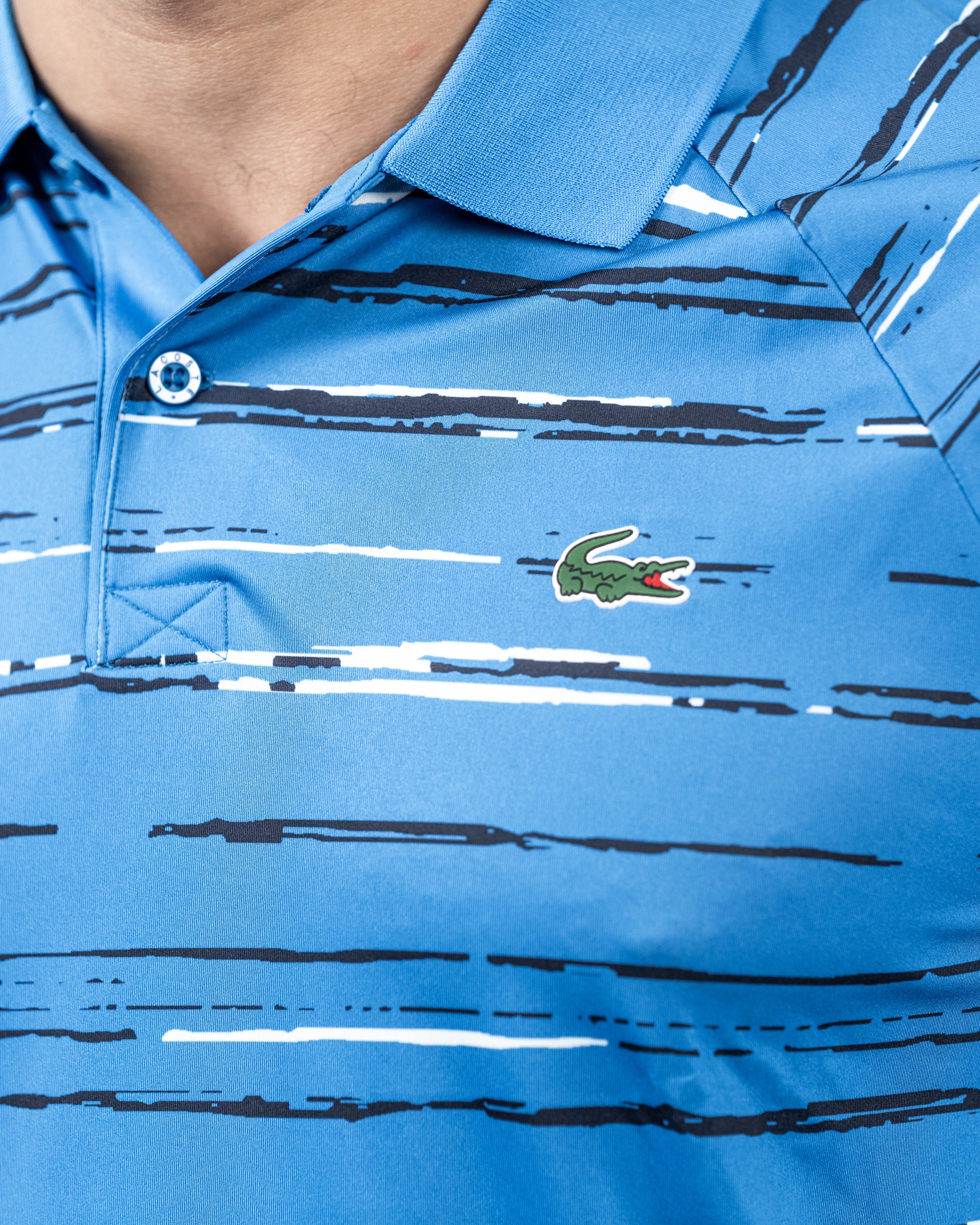 Lacoste Novak Djokovic Tennis Polo Blå