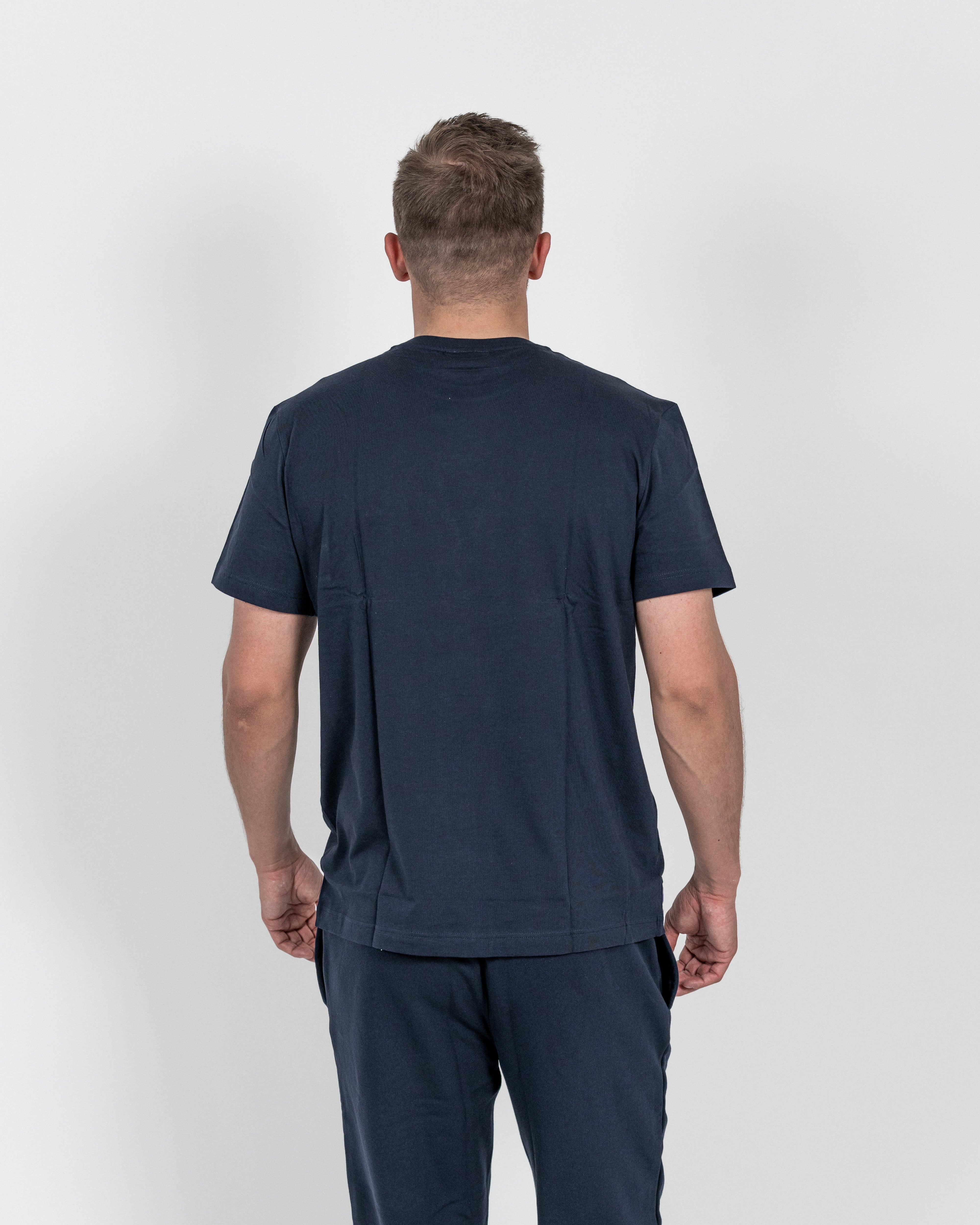 Lacoste Herre klassisk Bomuld T-shirt Navy