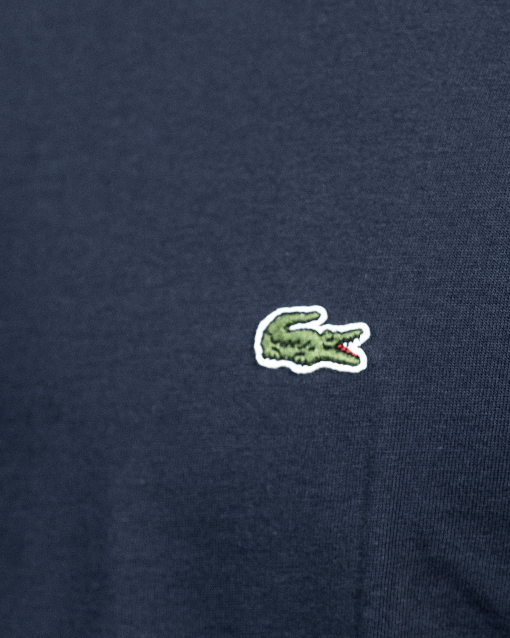 Lacoste Herre klassisk Bomuld T-shirt Navy