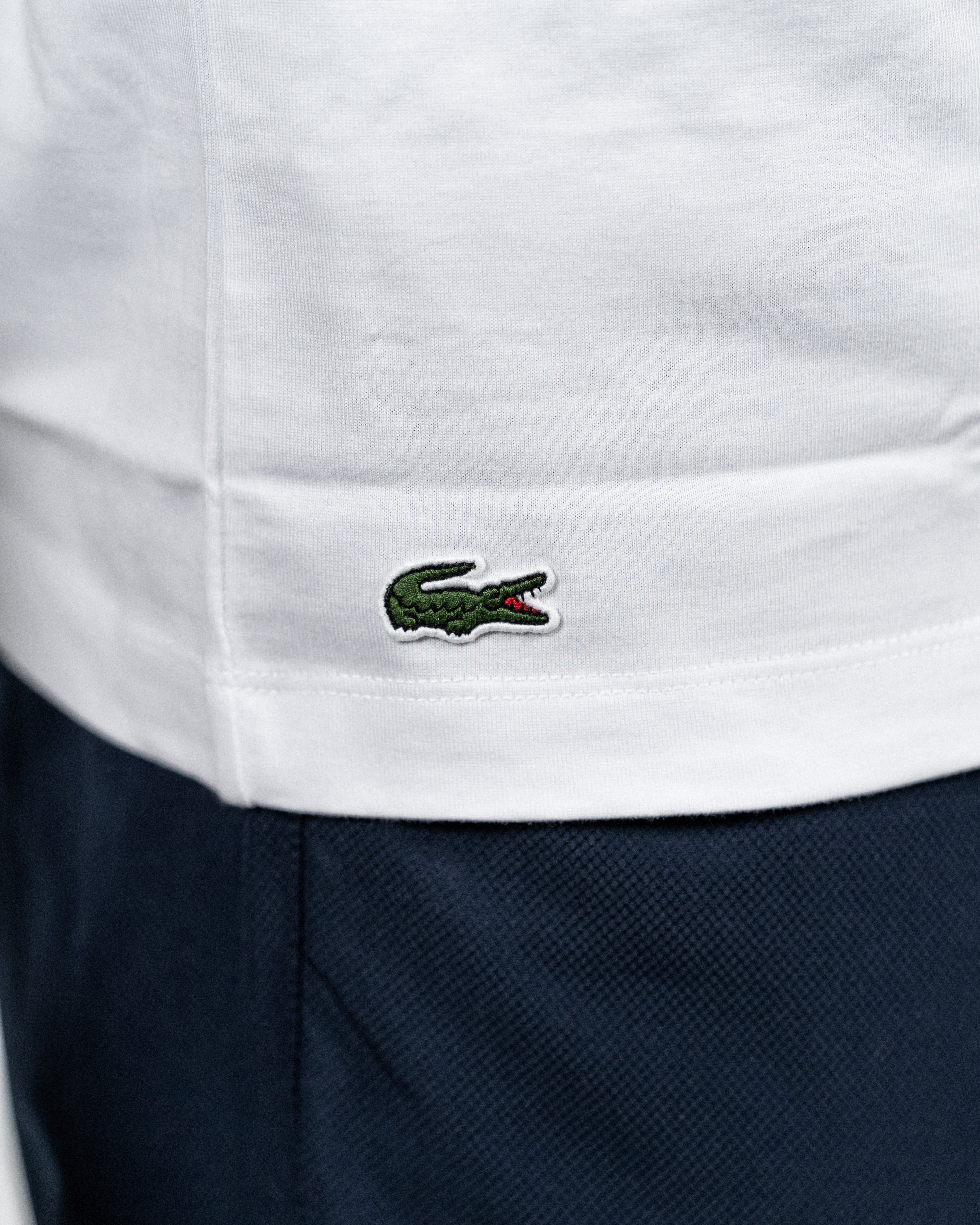 Lacoste Unisex T-shirt Hvid m/Krokodille