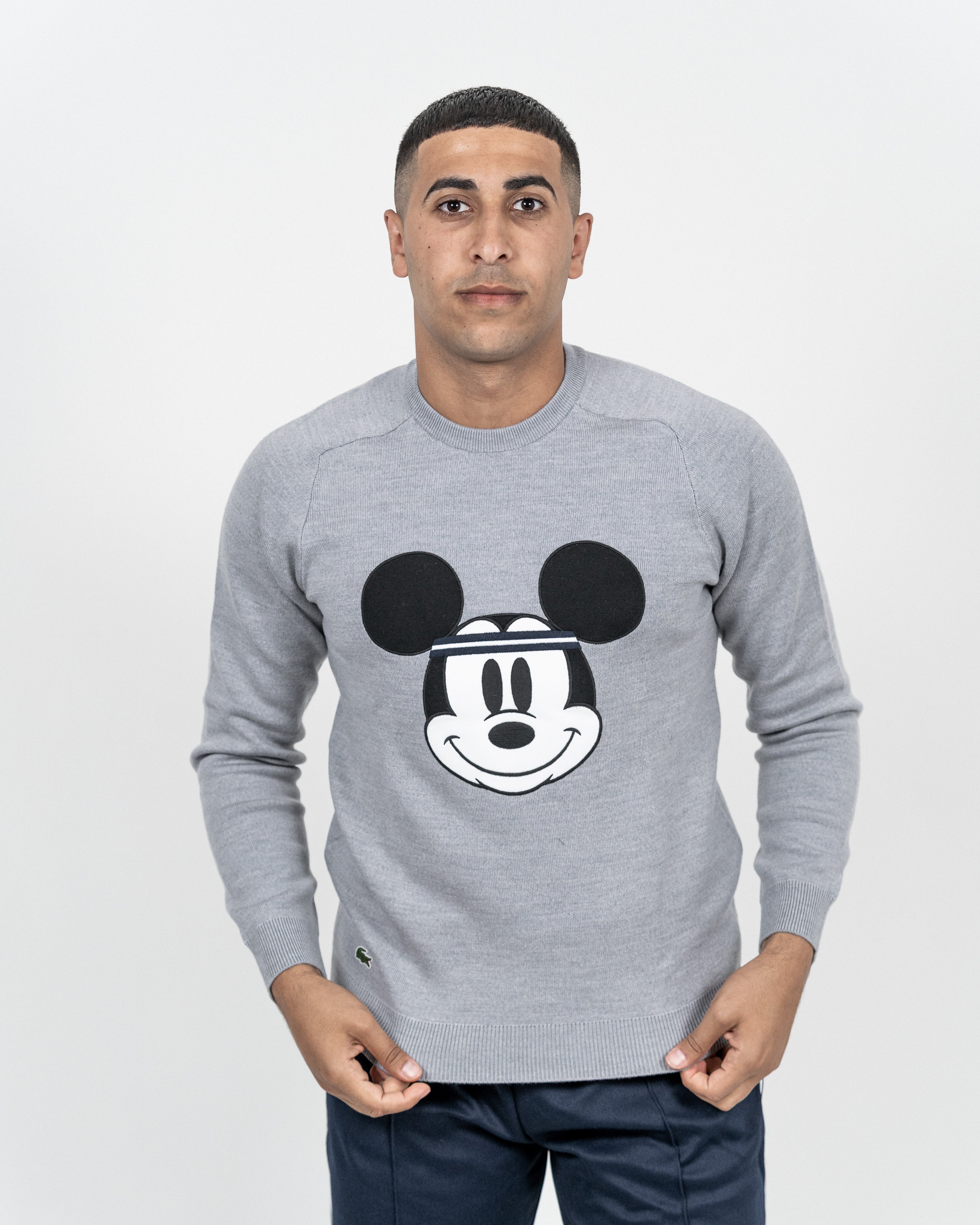 Lacoste Herre Mickey Mouse Sweatshirt Grå