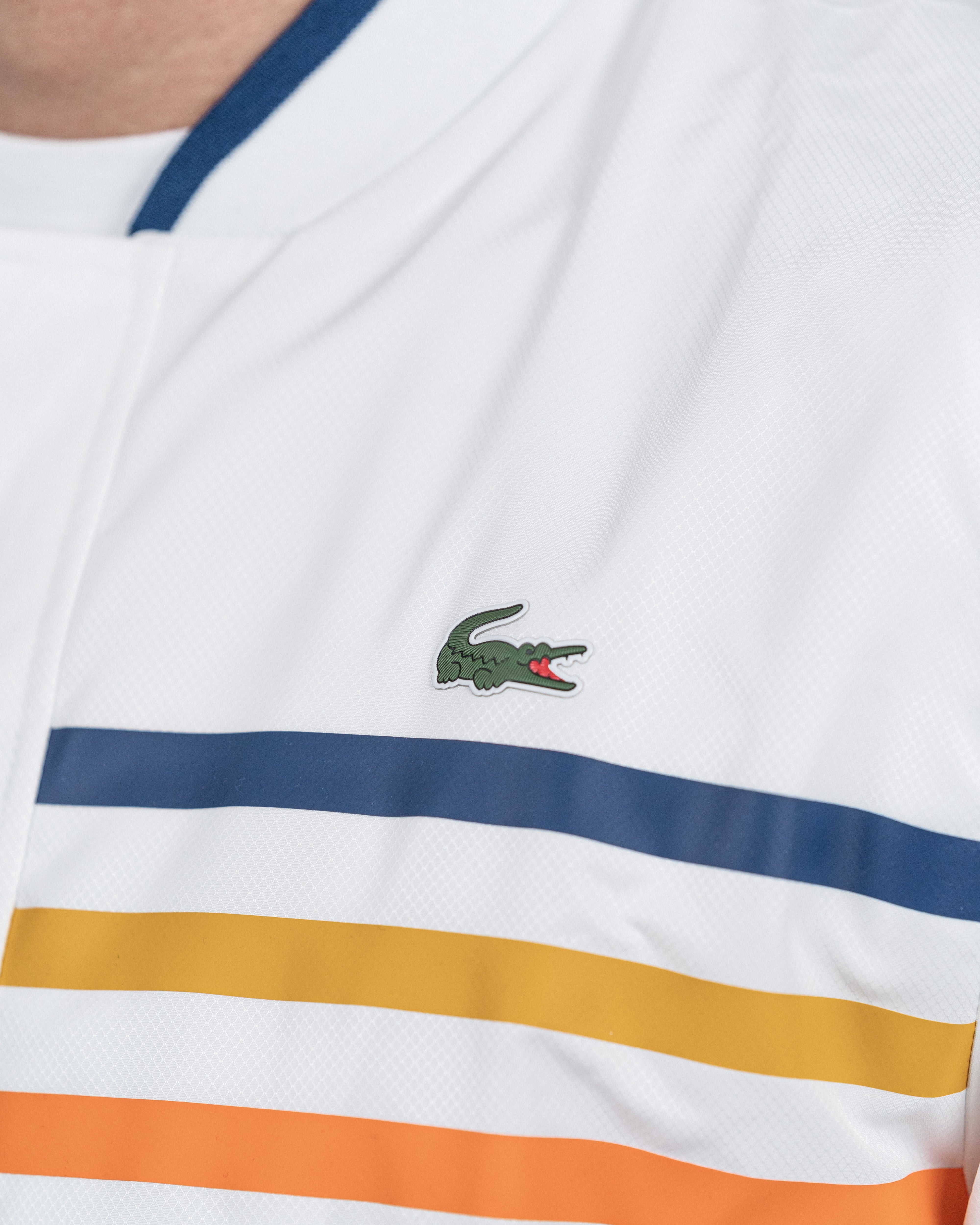 Lacoste Herre Træningsdragt Hvid/Navy