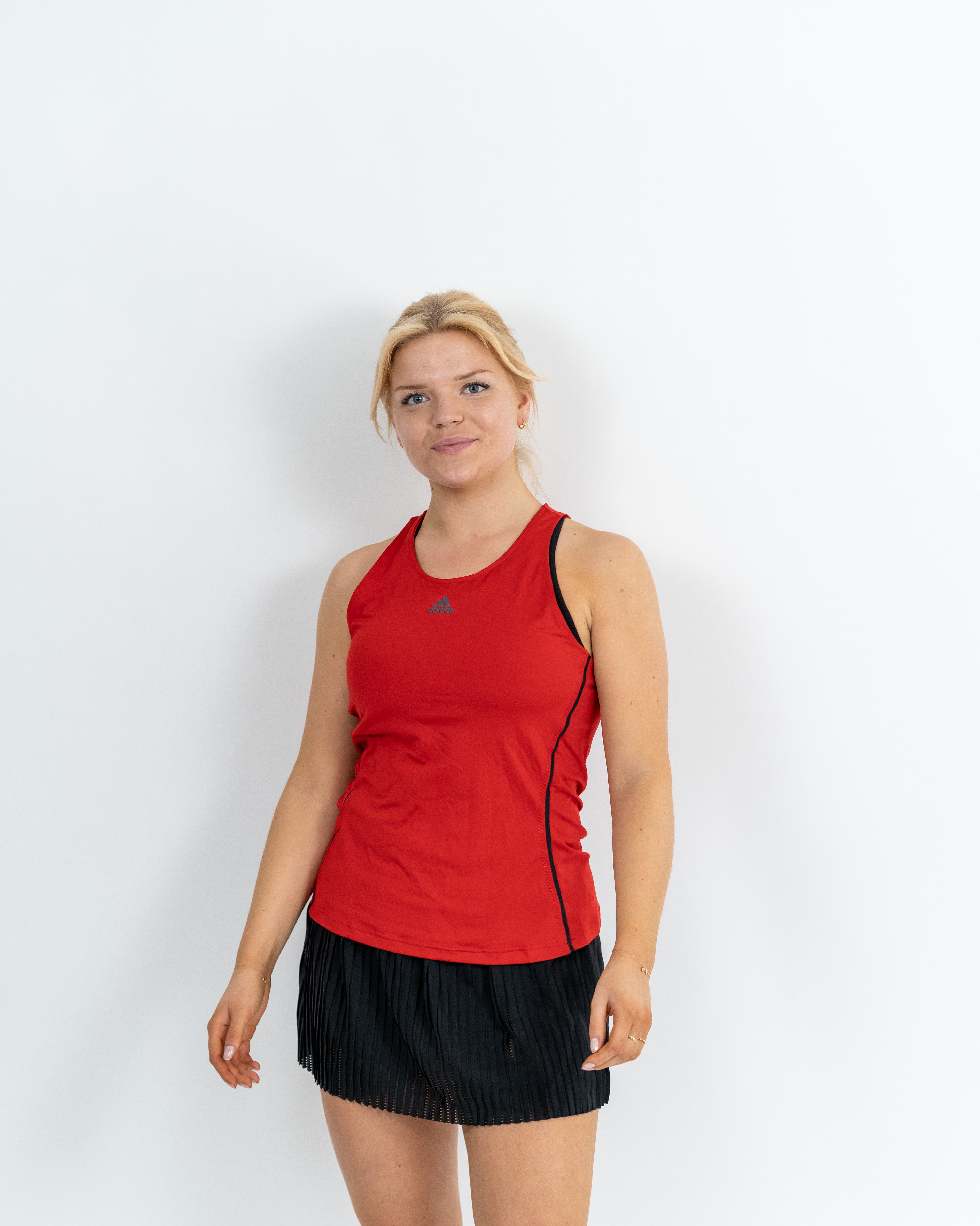 Adidas Kvinde Barricade Tank Rød