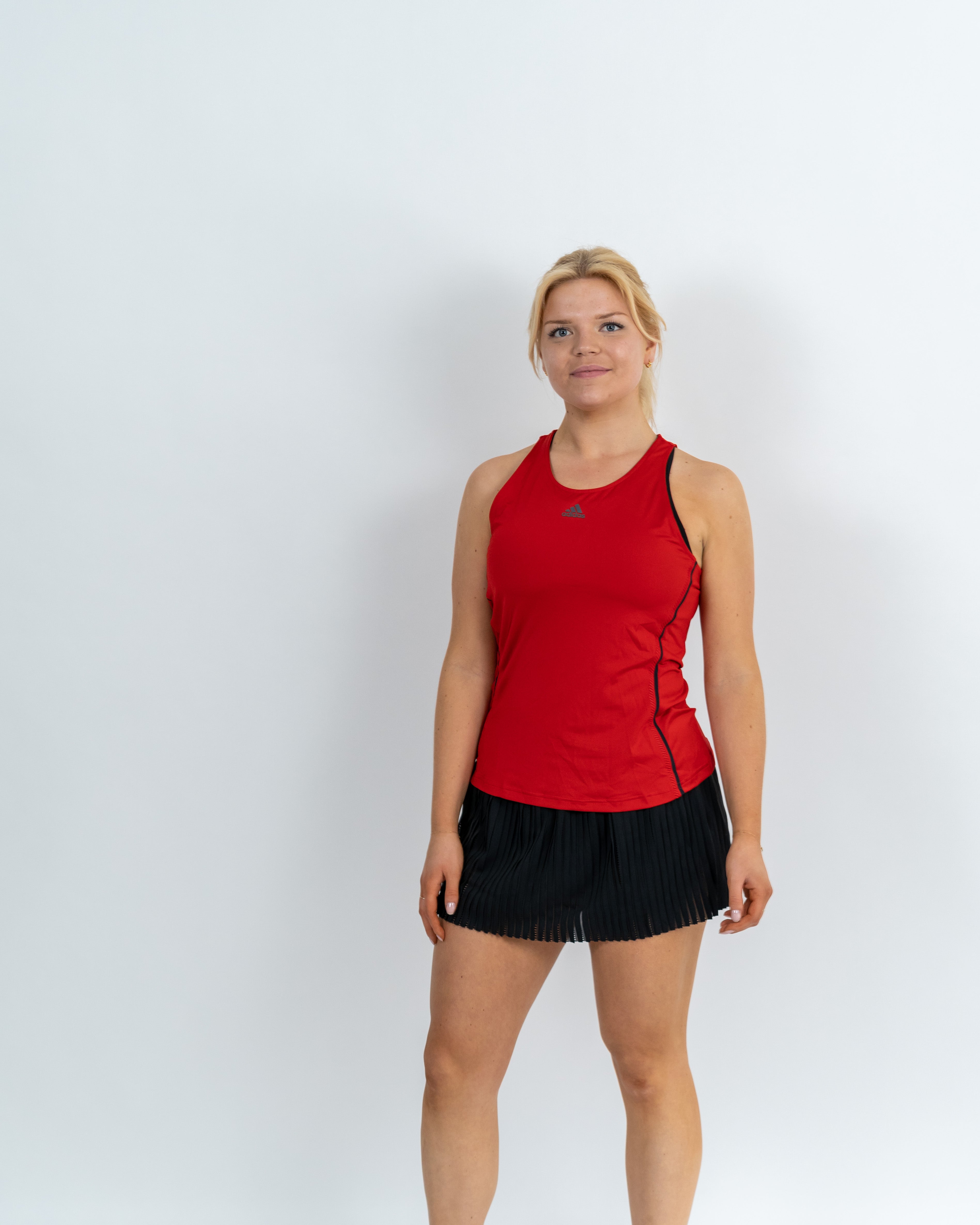 Adidas Kvinde Barricade Tank Rød