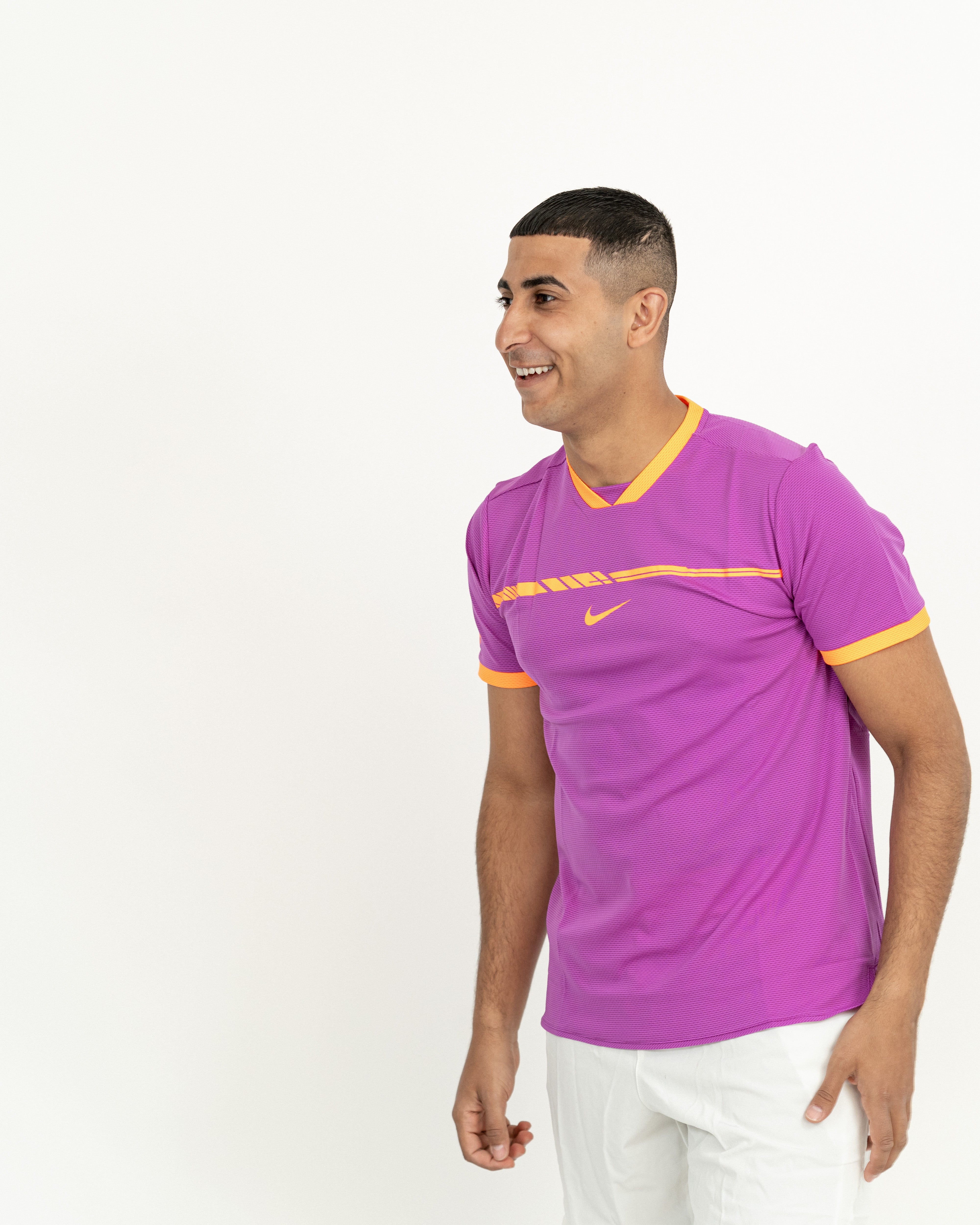 NIKE AERO REACT RAFA CREW T-SHIRT