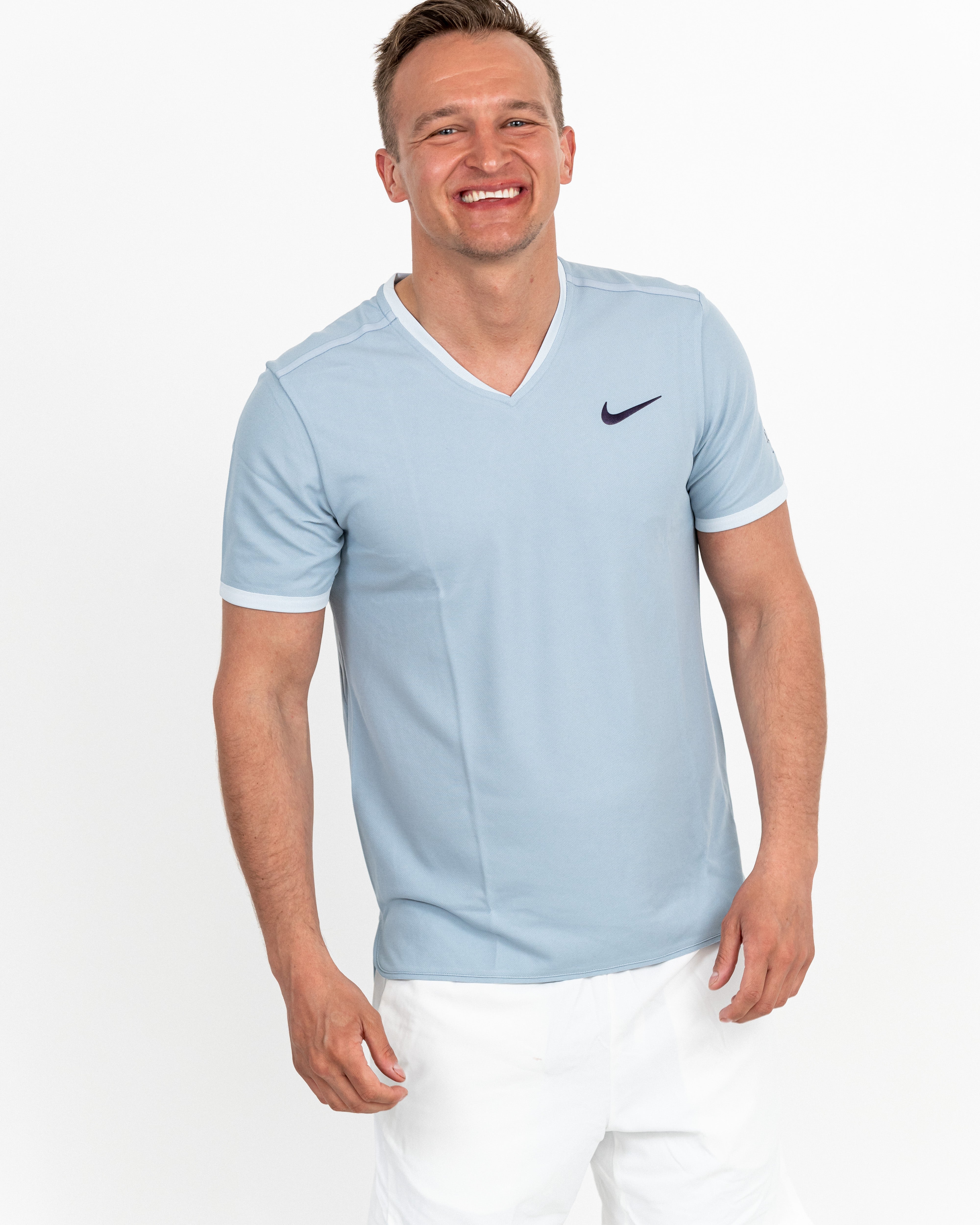 Nike Herre RF NK Dry Top Premier Blå