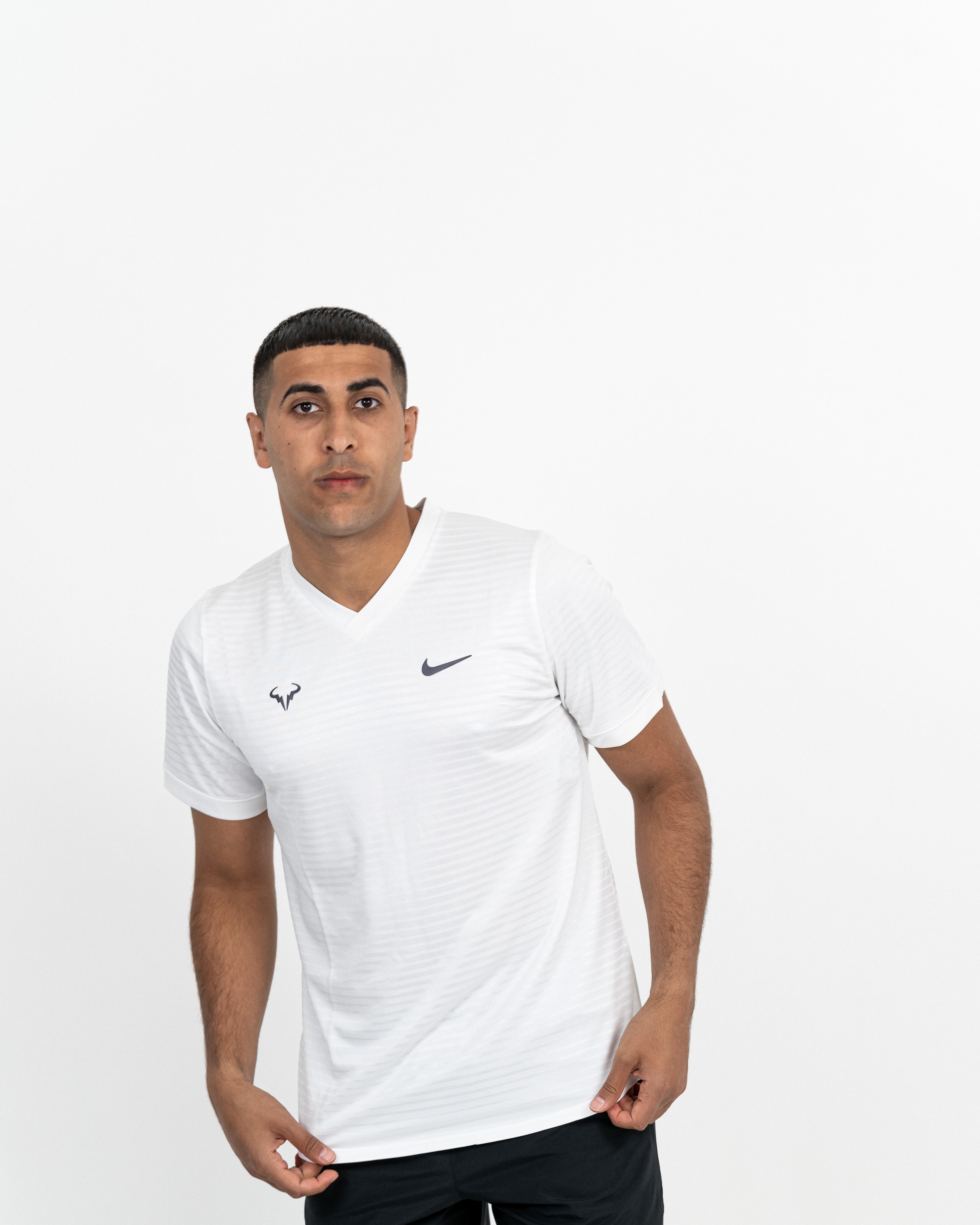 NIKE AERO REACT RAFA CREW T-SHIRT