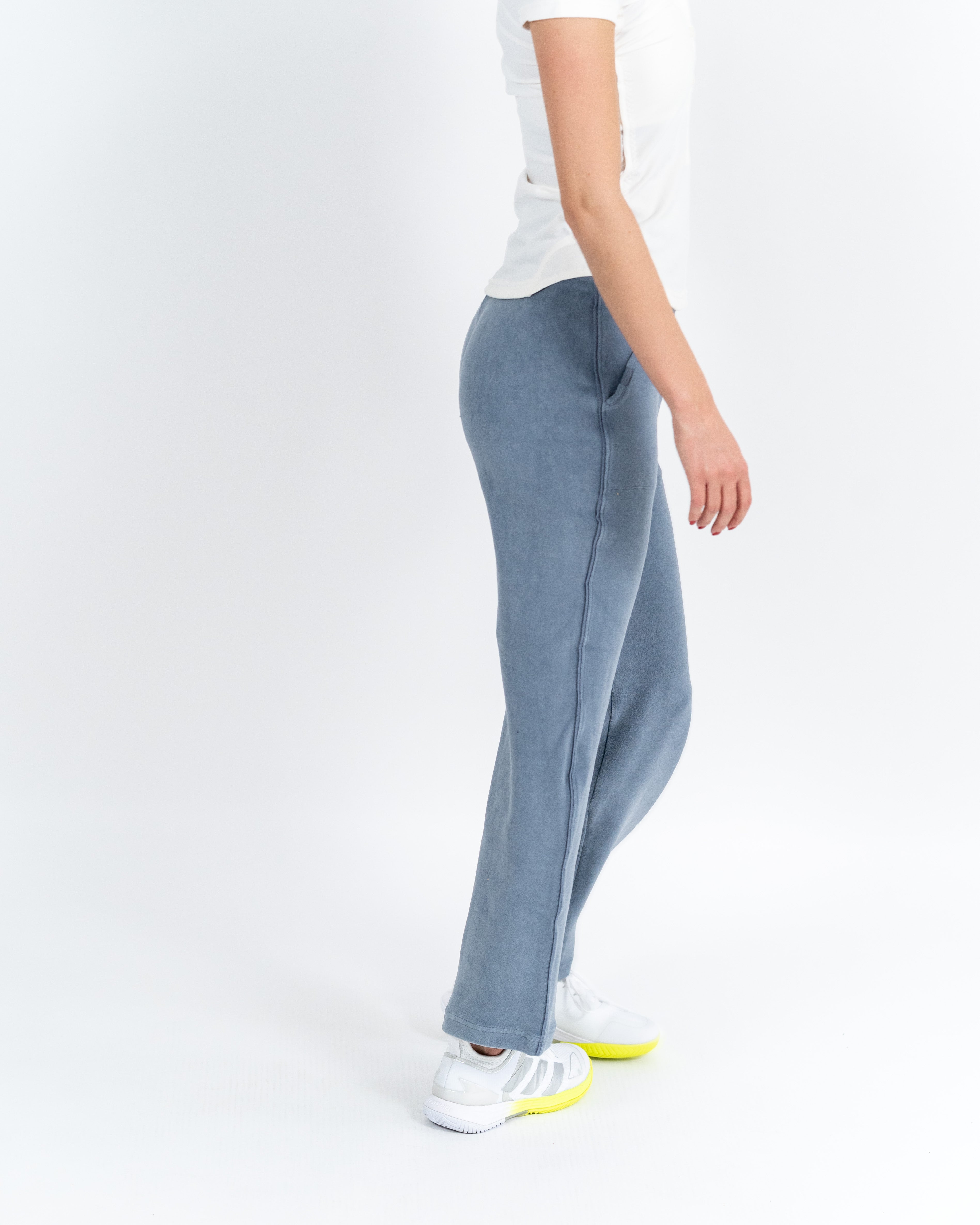 Nike Kvinde Træningsbuks Velour Grå